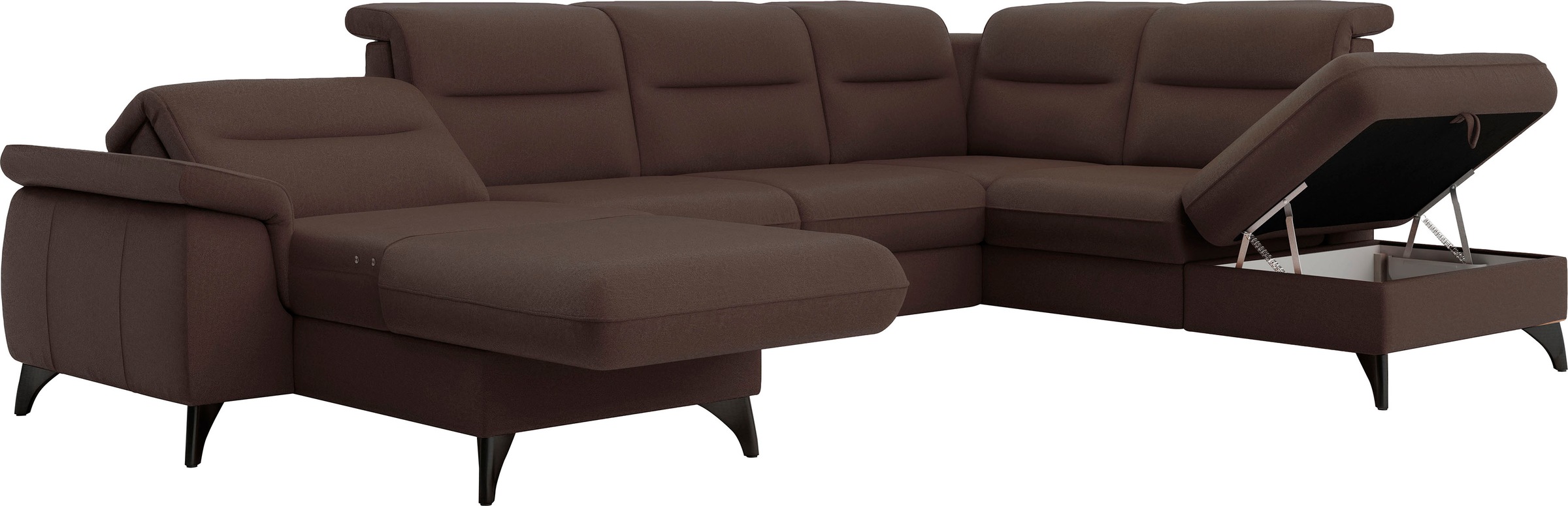 sit&more Wohnlandschaft »Astoria U-Form«, wahlweise mit motorischer Relaxfunktion