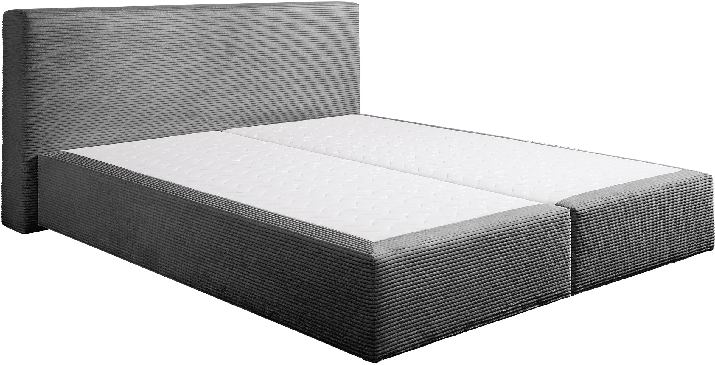 andas Boxspringbett "Åby" In Cord Bezug, wahlweise mit und ohne Matrazte er günstig online kaufen