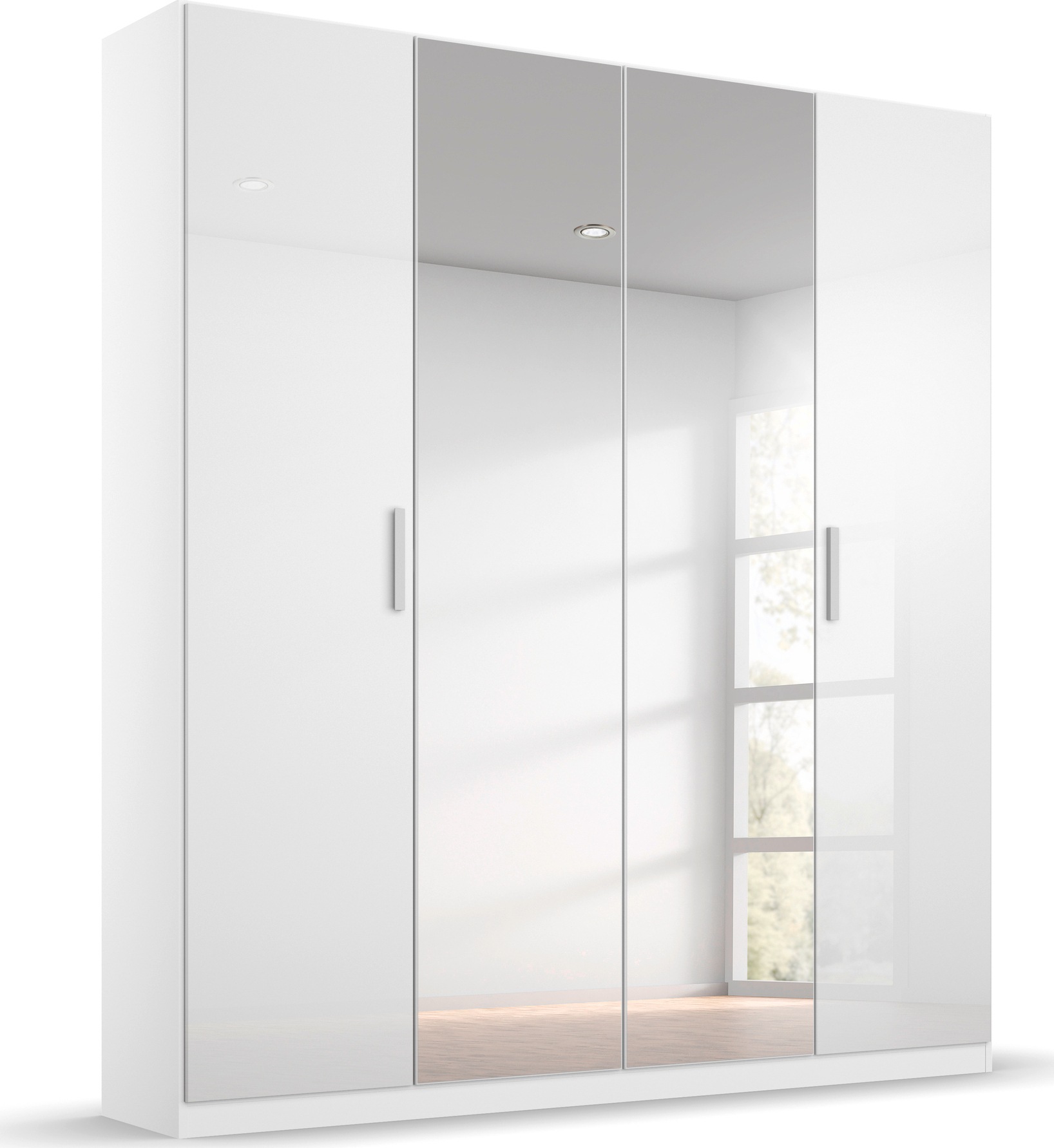 rauch Drehtürenschrank »Kleiderschrank Schrank Garderobe KOLUNA Hochglanz-F günstig online kaufen