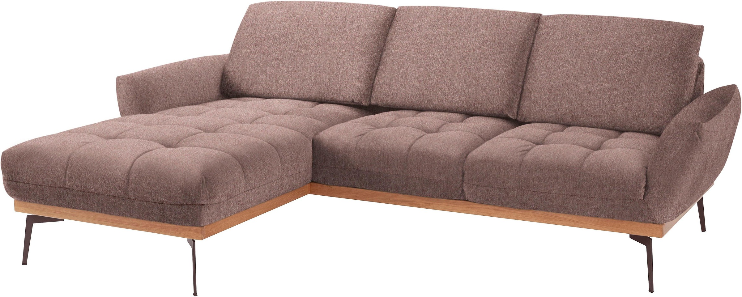 exxpo - sofa fashion Ecksofa »Palic, inkl. Rückenverstellung, bequem, elega günstig online kaufen