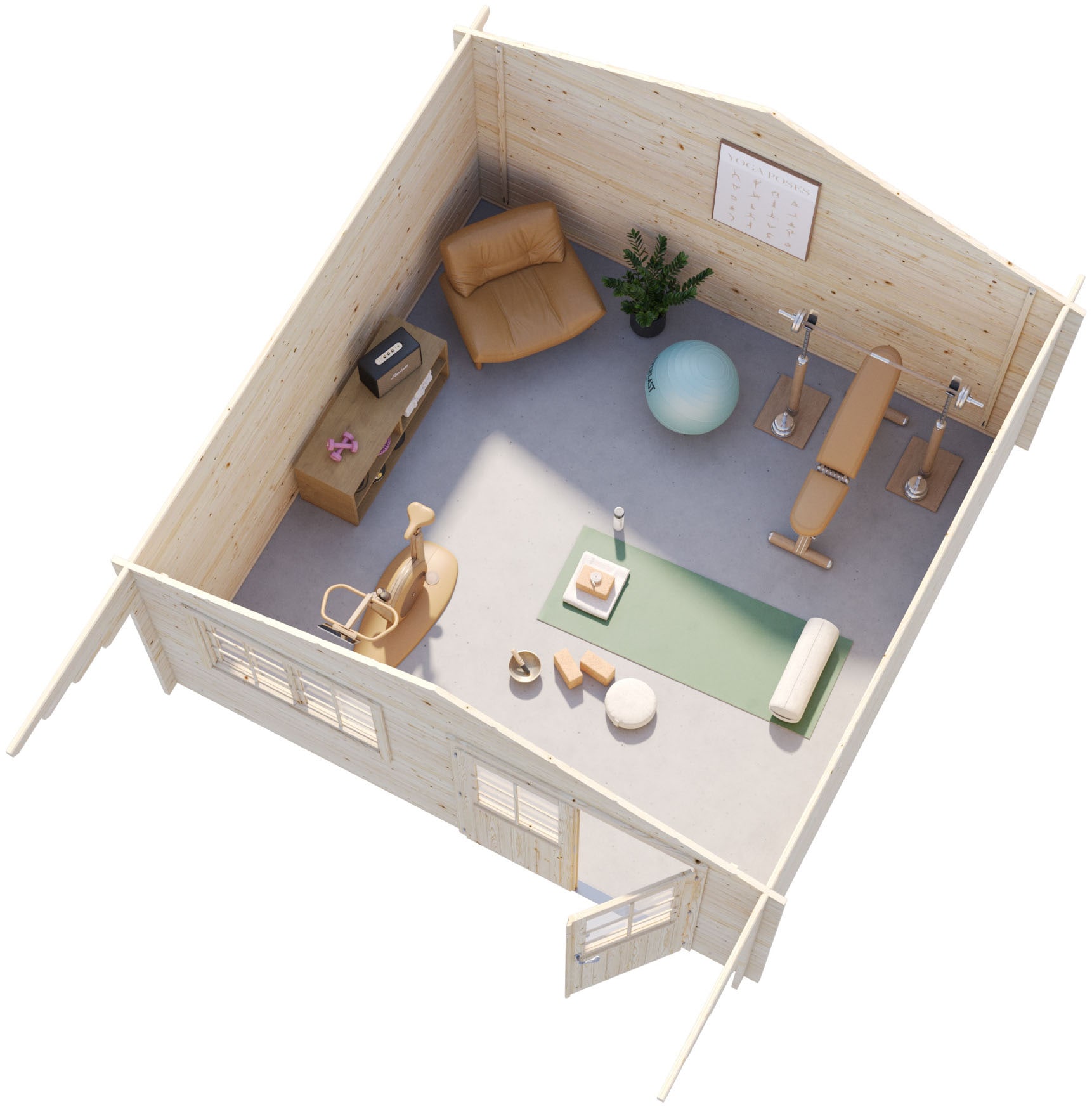 Palmako Gartenhaus »Britta« verschiedene Farben