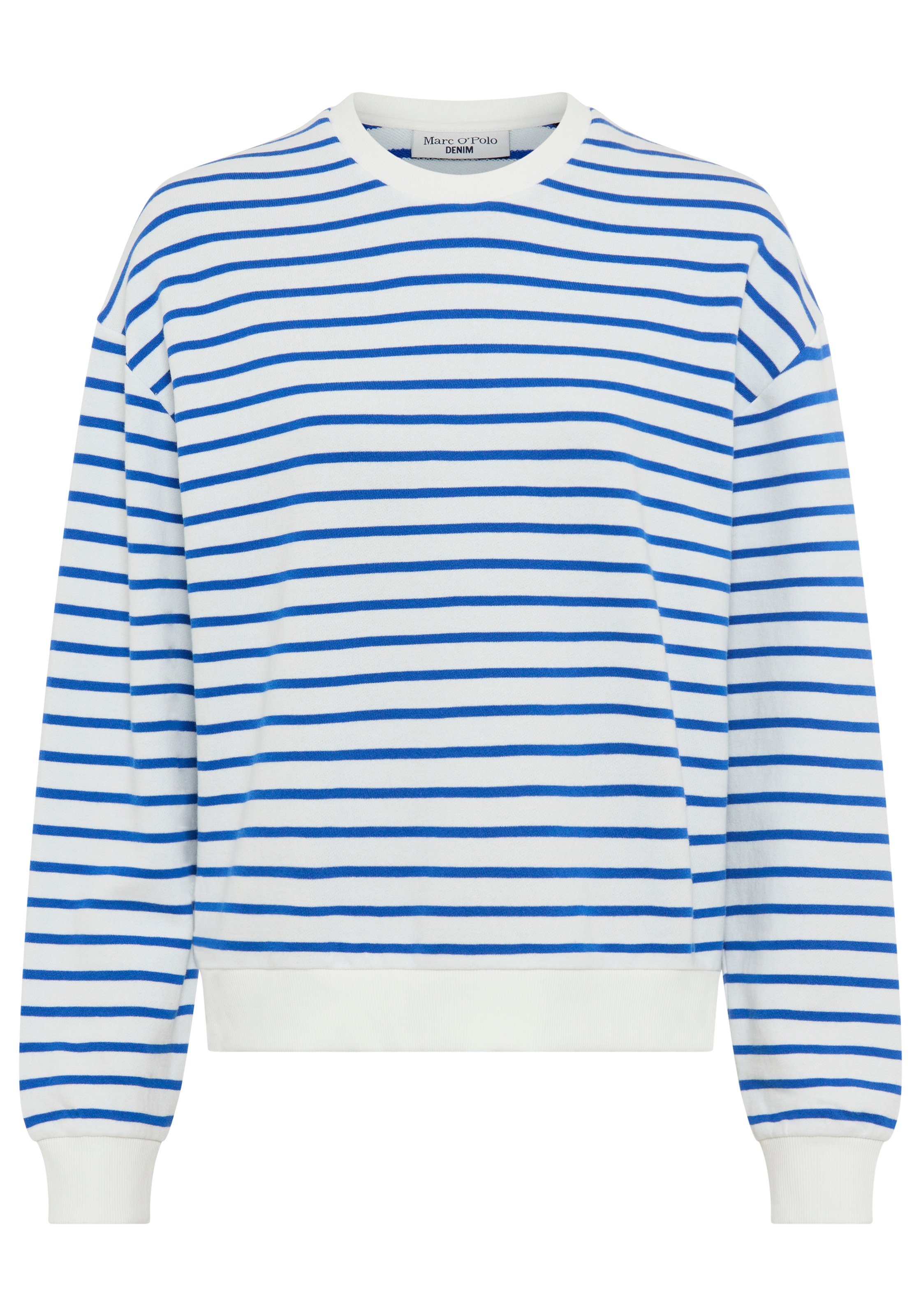 Marc O'Polo DENIM Sweatshirt , oversize fit, aus reinem Organic Cotton, mit Frottee-Innenseite
