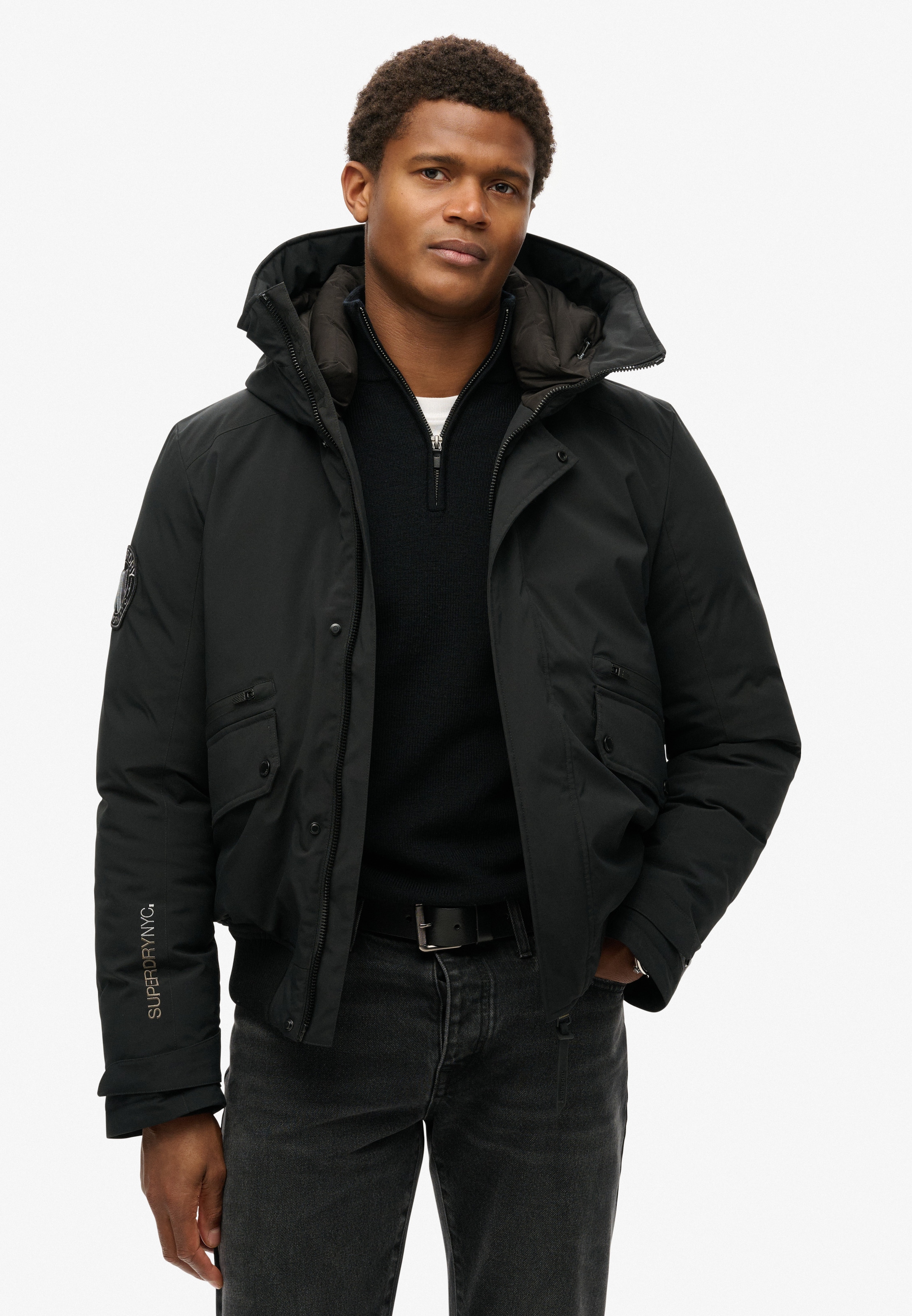 Superdry Steppjacke »CITY PADDED BOMBER JACKET« ohne Kapuze