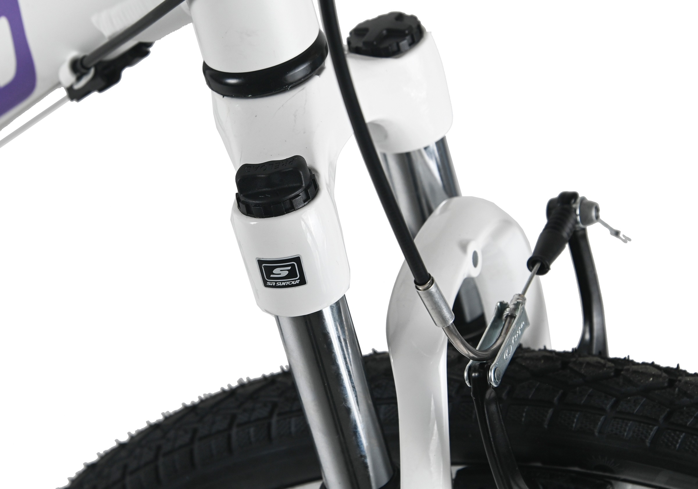 WYLD Kinderfahrrad »Girls 24" Mistral Weiß 18 Gänge RH 38 cm - Ab 8 Jahre« 18 Gang Kettenschaltung