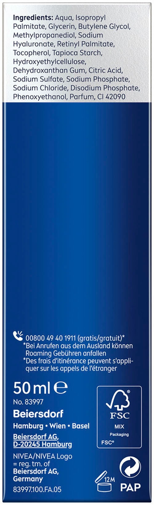 Nivea Men Anti-Aging-Creme »Anti-Age Hyaluron Hydro Gesichtsgel«