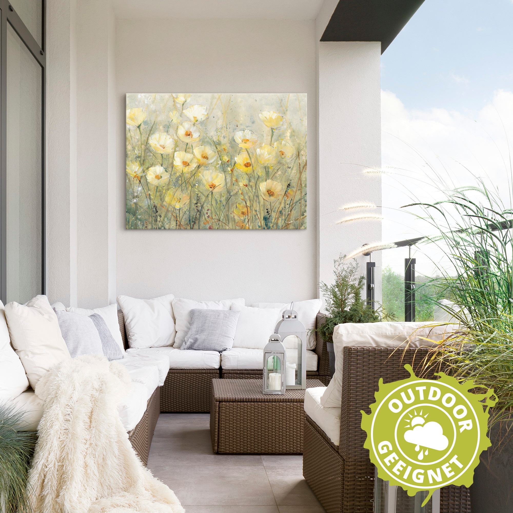 Artland Wandbild »Sommer in voller Blüte I«, Blumenwiese, (1 St.), als Alubild, Outdoorbild, Leinwandbild, Poster, Wandaufkleber