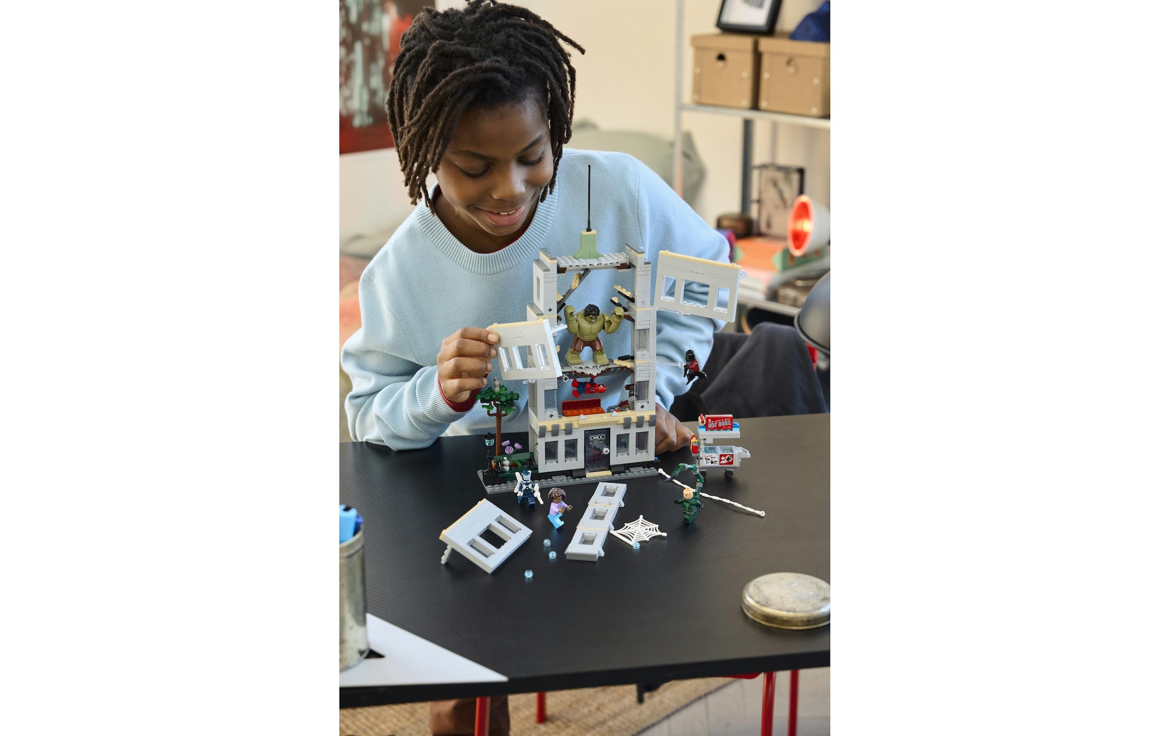 LEGO® Konstruktionsspielsteine »Großer Showdown: Spider-Man vs. Hulk (76350), LEGO Super Heroes« Made in Europe
