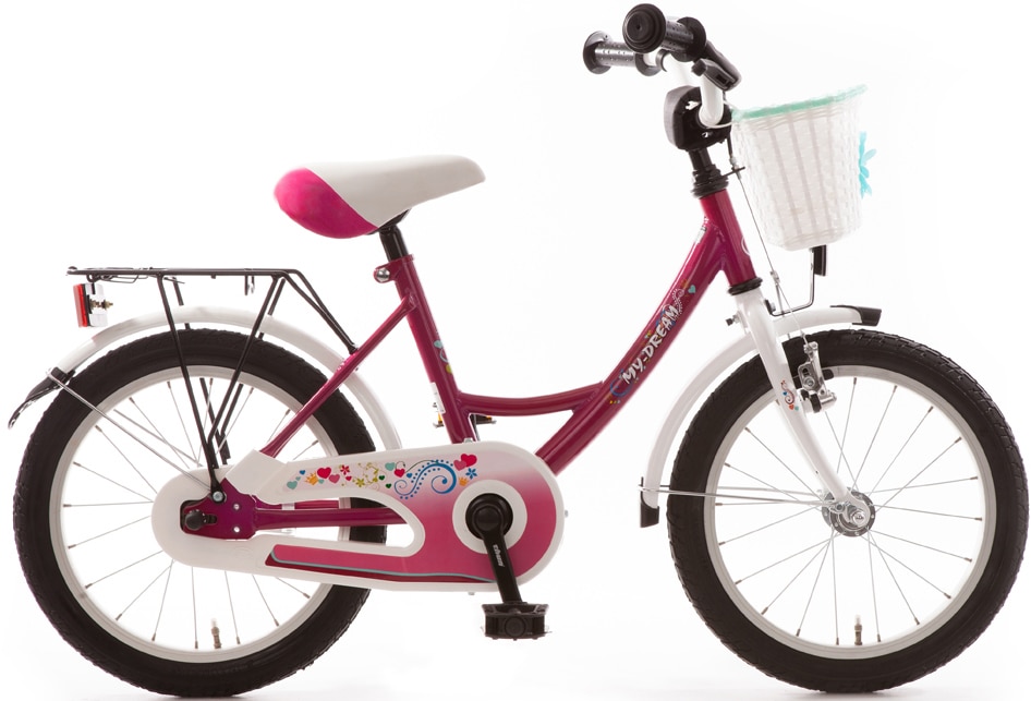 Kinderfahrrad „My Dream“, 1 Gang rosa 16 Zoll (40,64 cm) 29 cm – 16 Zoll (40,64 cm)