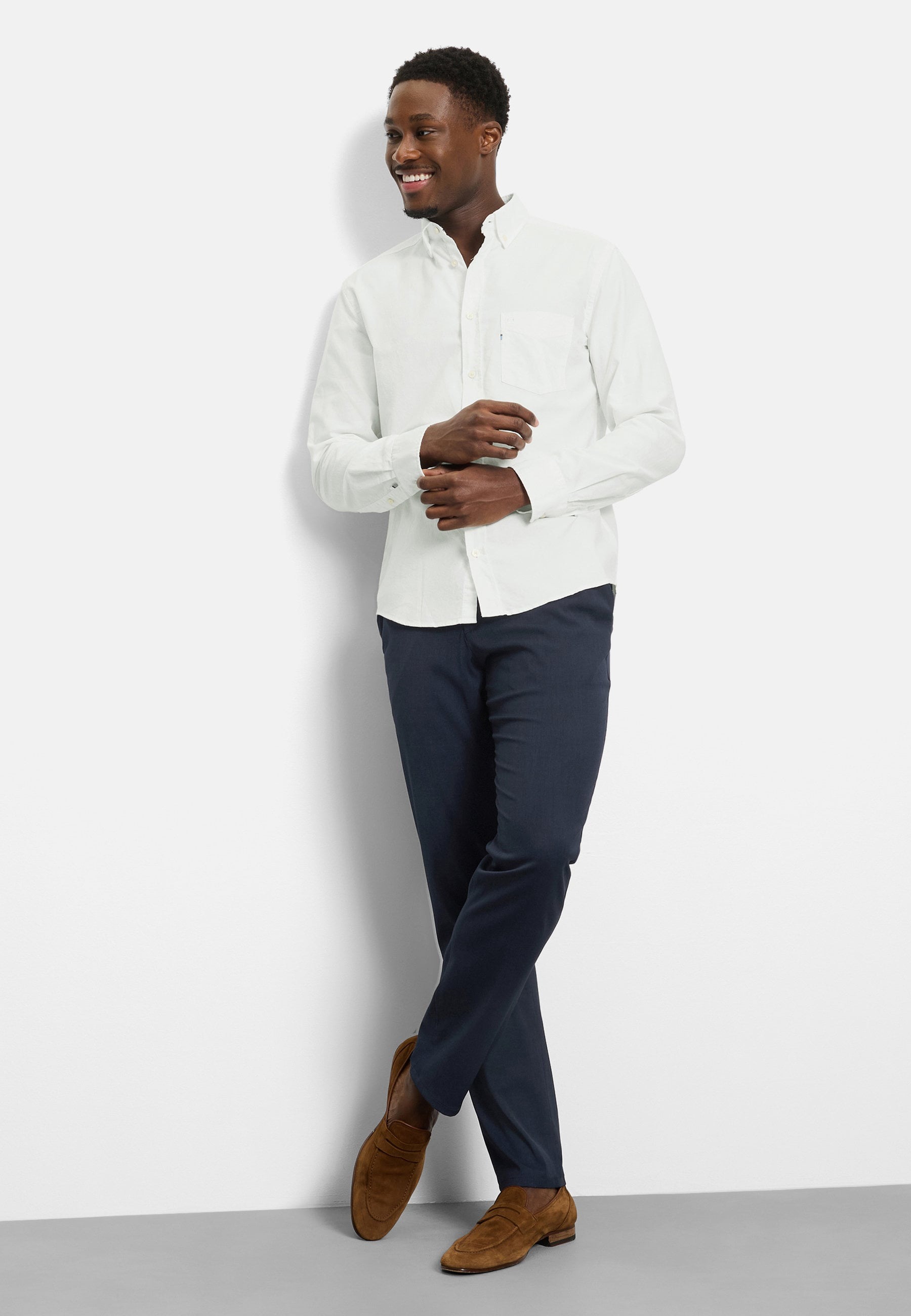 OLYMP Langarmhemd »OLYMP Casual, regular fit, Freizeithemd, Button-down«