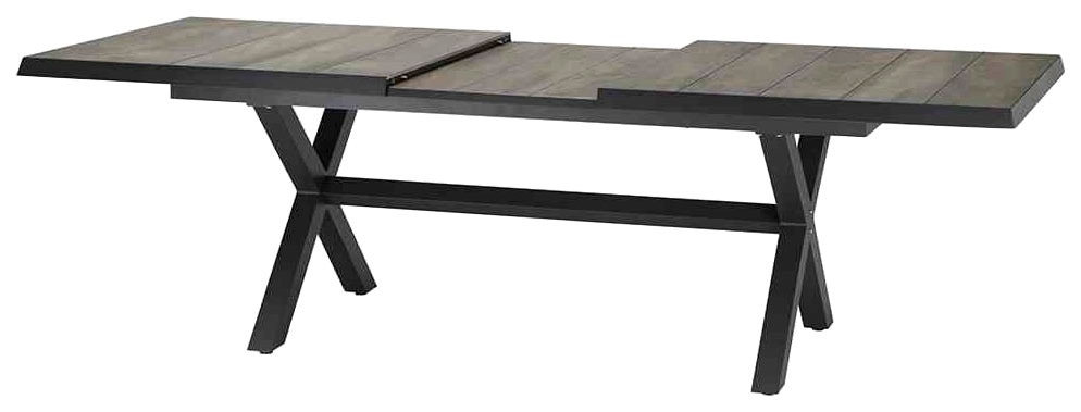 Siena Garden Garten-Essgruppe »Corido«, (7 tlg., 6 Sessel: 72x61x109 cm, Tisch Sincro: 200/260x100x77 cm,inkl. Auflagen), Aluminium, verstellbar, ausziehbar, geeignet für 6 bis 8 Personen