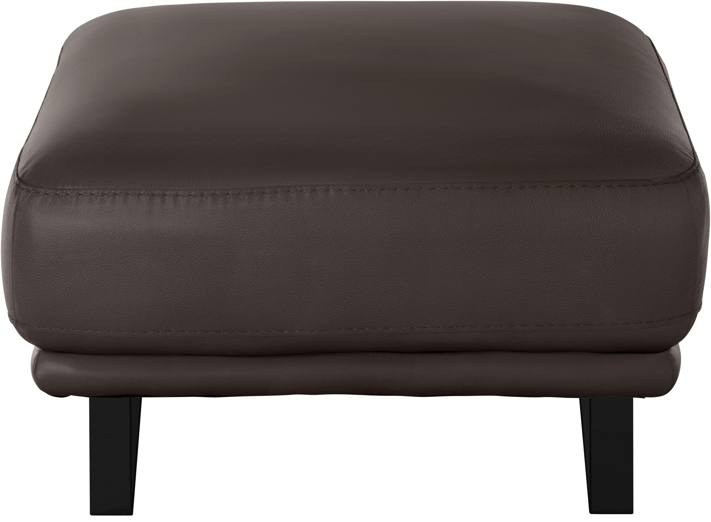 W.SCHILLIG Hocker »montanaa«, mit Metallkufen in Schwarz pulverbeschichtet, Breite 71 cm