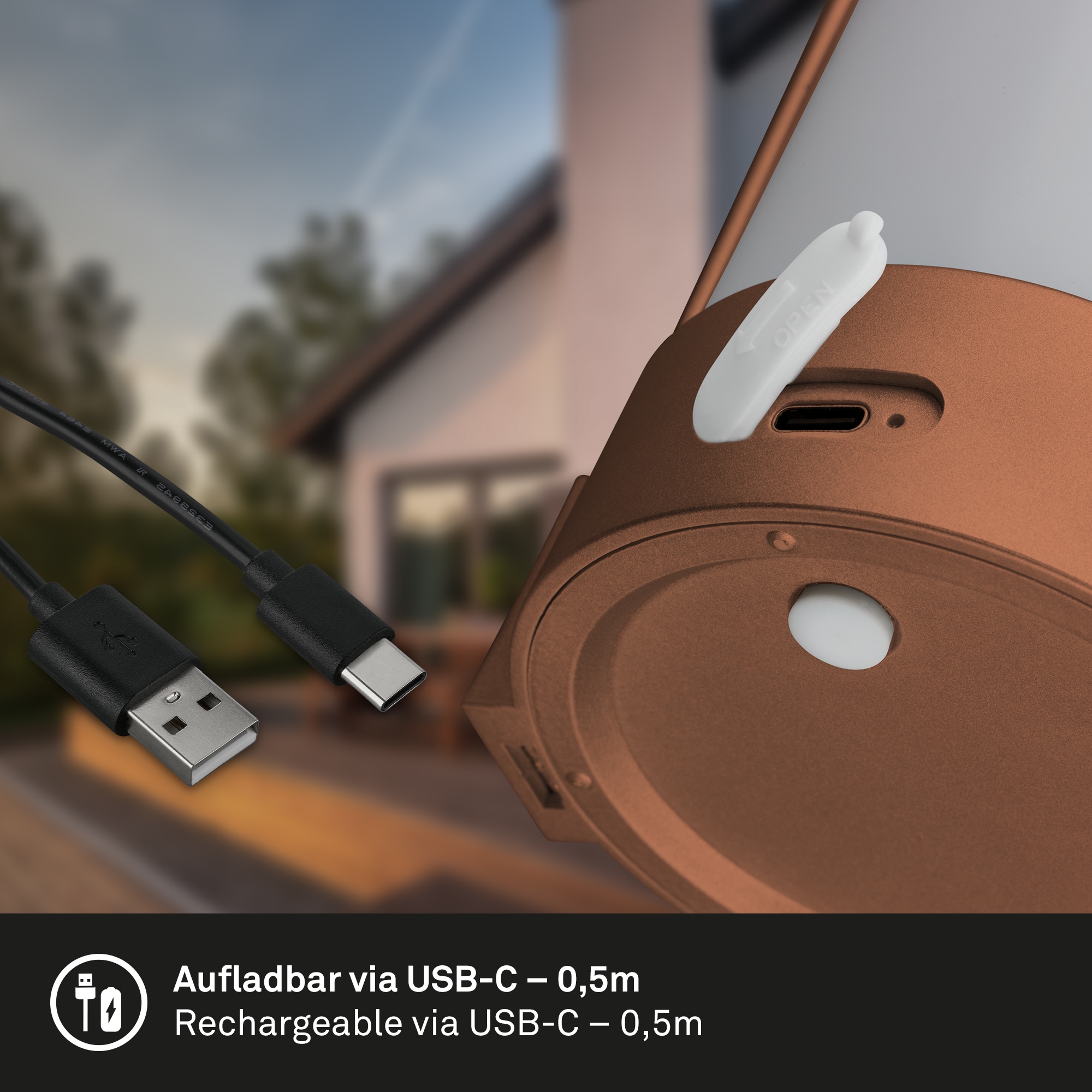 Briloner Leuchten LED Außen-Tischleuchte »ASA 7544013«