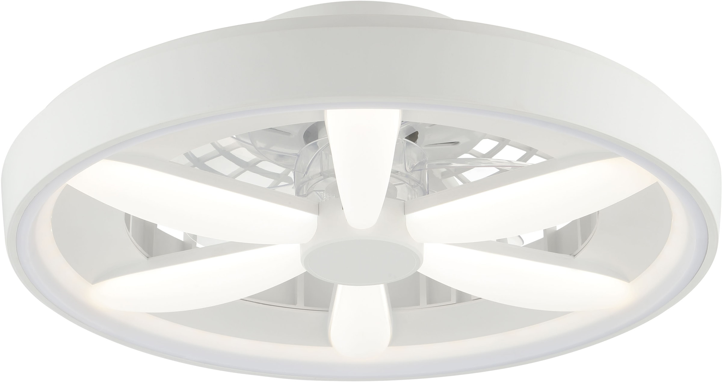 Hanseatic LED Deckenleuchte »DLV2205«, 1 flammig, Leuchtmittel LED-Modul | LED fest integriert, LED Ventilator, Ø 48 cm, 6400 lm, dimmbar, Fernbedienung