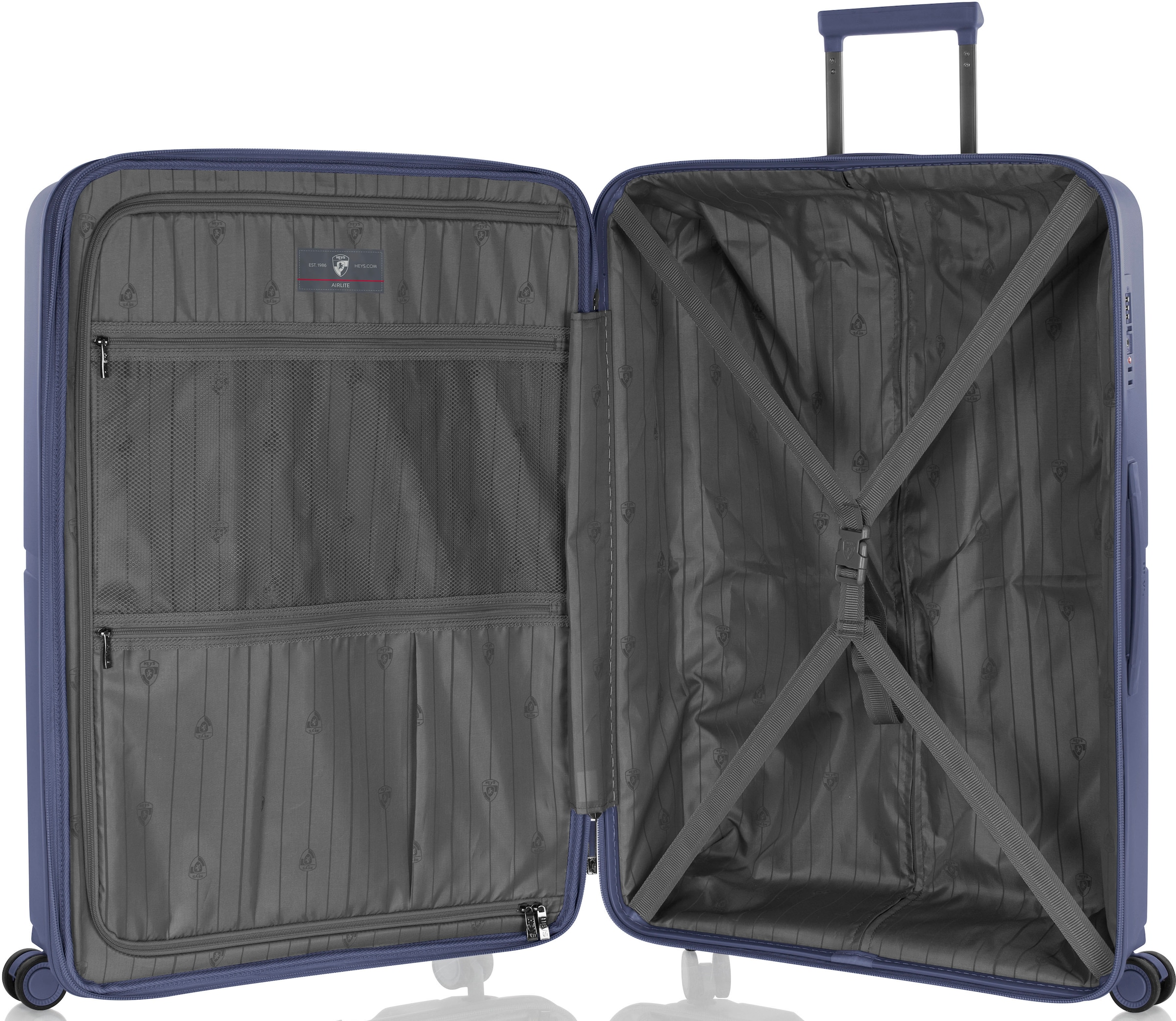 Heys Hartschalen-Trolley »AirLite, verschiedene Größen und Farben«, 4 Rollen, Heys x Joachim Llambi Hartschalen-Koffer TSA Schloss