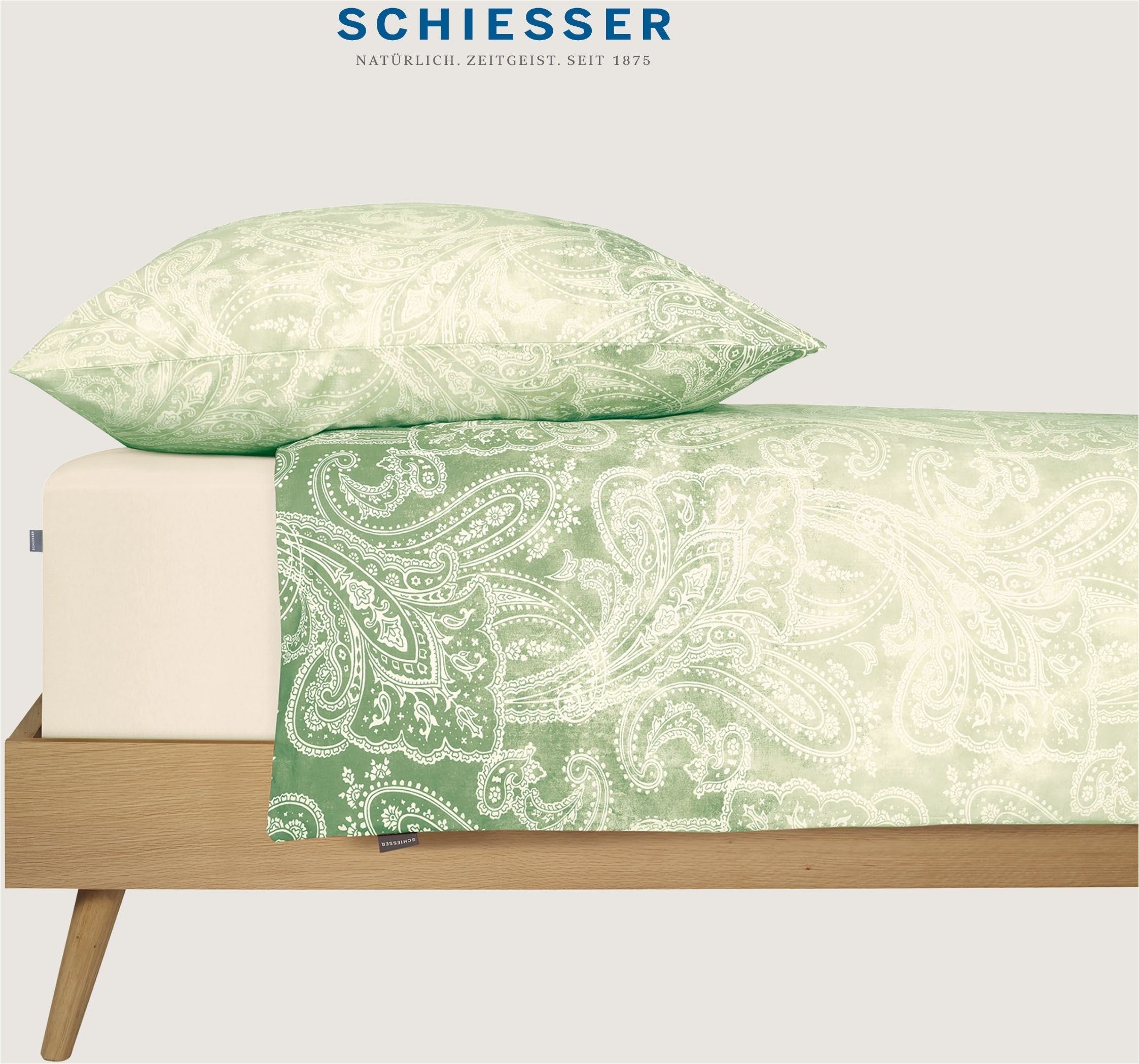 Schiesser Spannbettlaken »Flexi aus 95% Baumwolle und 5% Elastahan in Premi günstig online kaufen