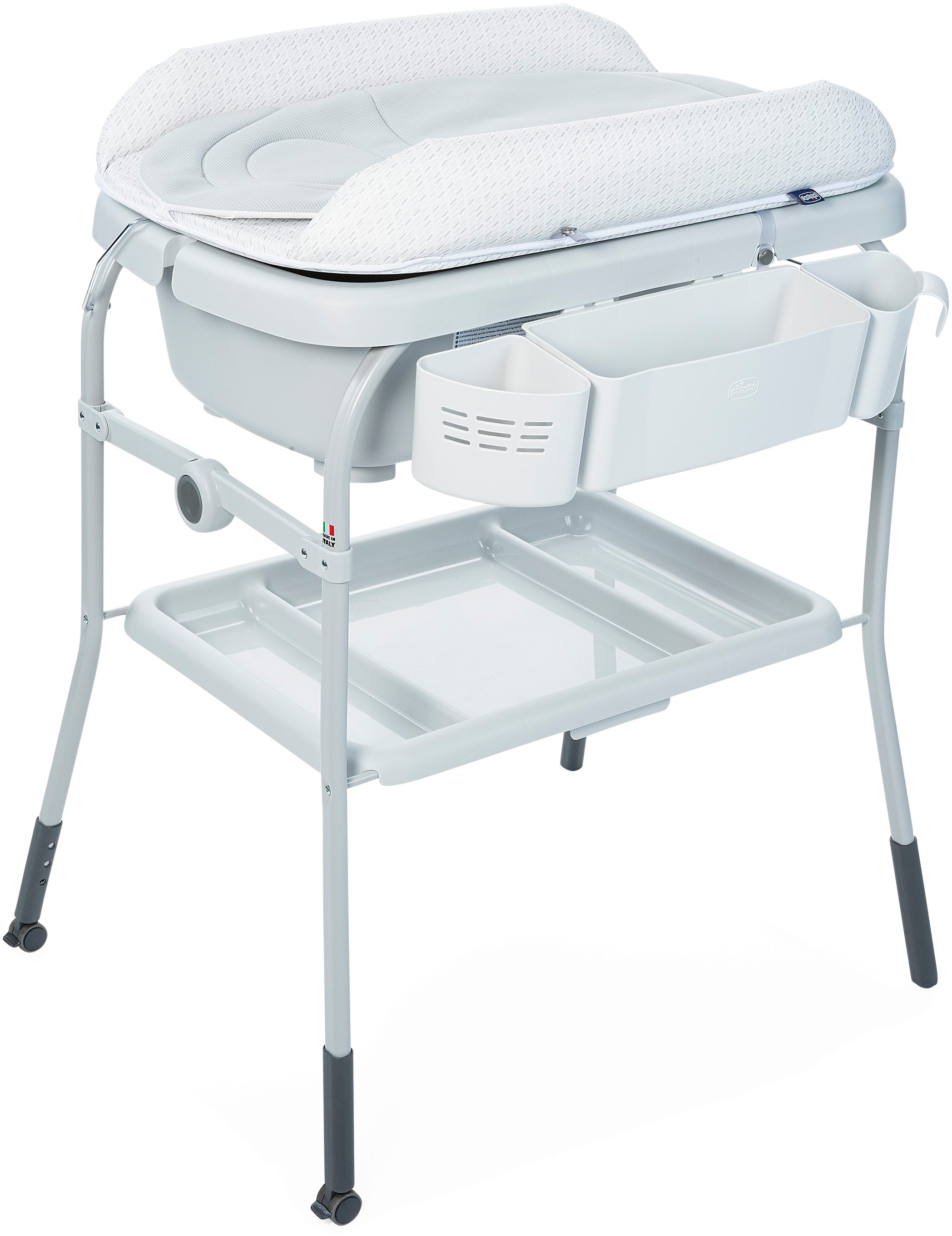 Chicco Wickeltisch »Bade-/Wickelkombination Cuddle & Bubble, Dots«, bis 11 kg, Made in Europe, 66 cm
