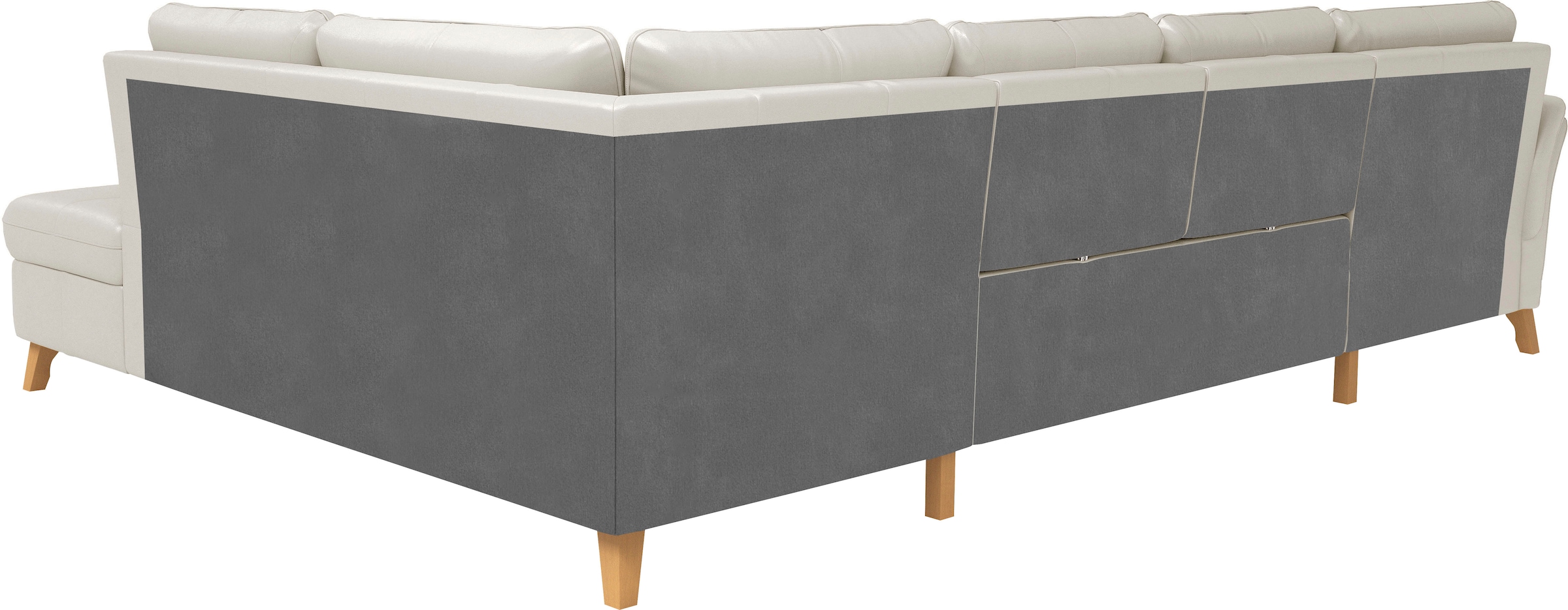 sit&more Wohnlandschaft »Göteborg«, inkl. Sitztiefenverstellung, wahlweise mit Bettfunktion & Bettkasten