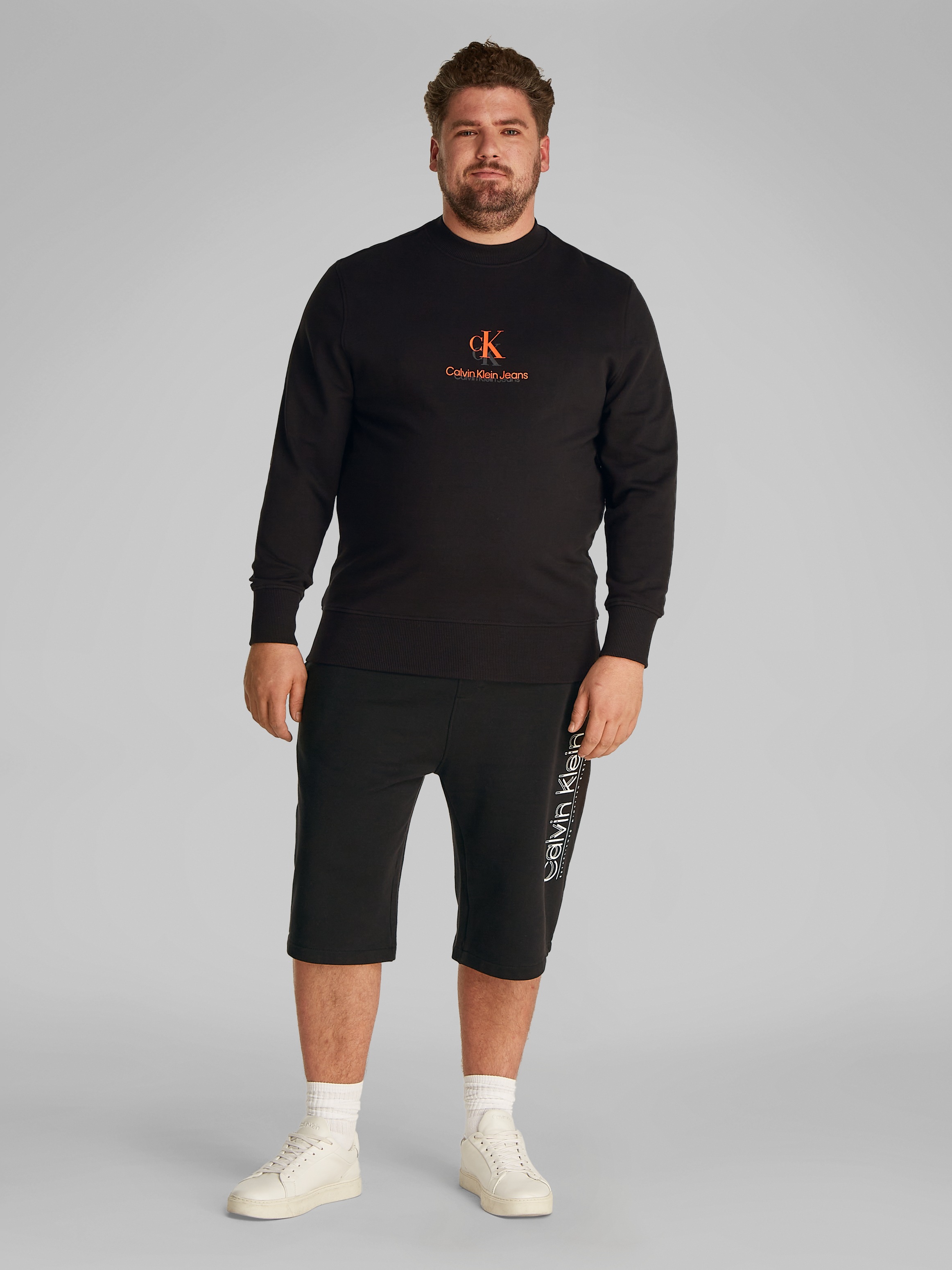Calvin Klein Jeans Plus Sweatshirt »PLUS SHADOW LOGO CREW NECK«, in großen Größen