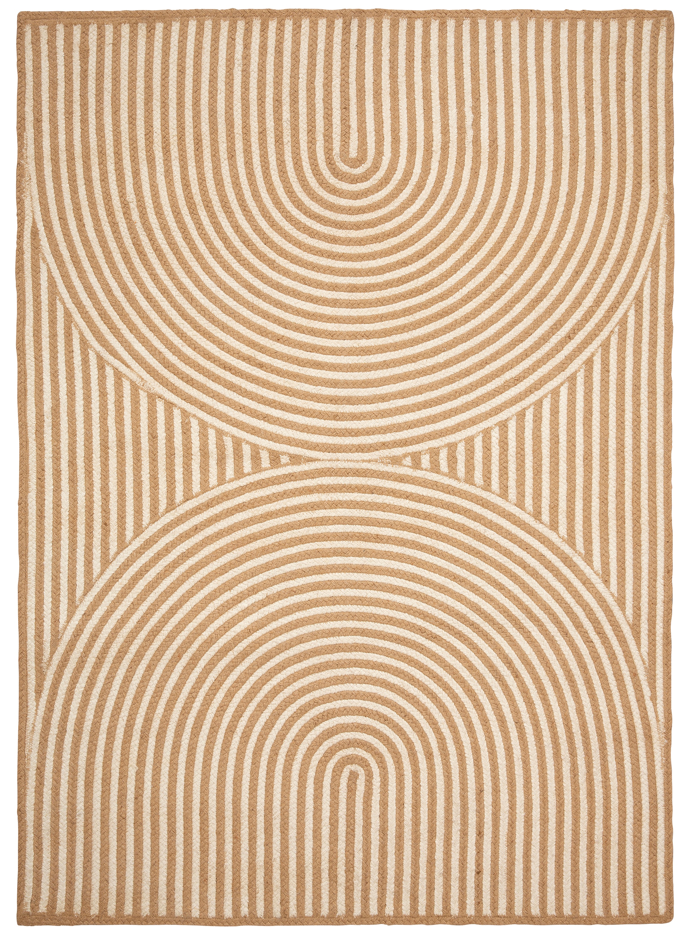 my home Teppich »Naturala, Jute-Teppich, handgefertigt«, rechteckig, 5 mm Höhe, reines Naturprodukt, Jute, Boho, Wendeteppich, Wohnzimmer, Esszimmer