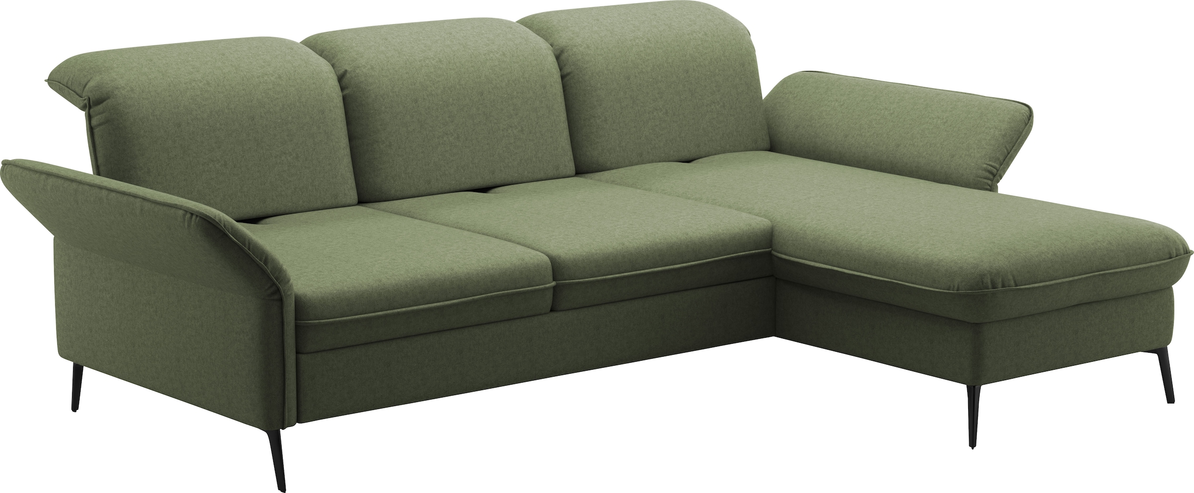 sit&more Ecksofa »Emely, inkl. Sitztiefenverstellung«, wahlweise mit Bettfunktion,Bettkasten,Kopf- & Armteilverstellung
