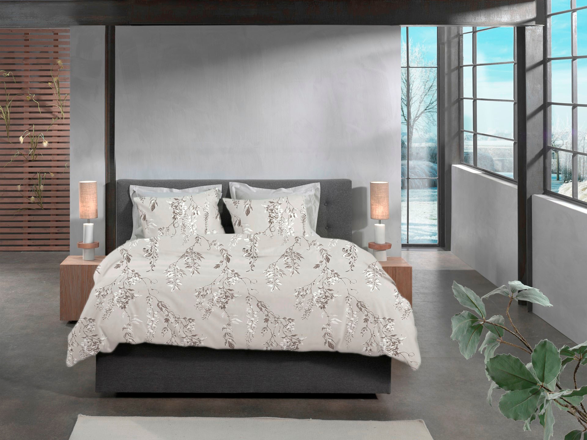 Heckett & Lane Bettwäsche »Chiara« 2 tlg. hochwertiges Flanell, Bettwäsche ab 135x200 cm.