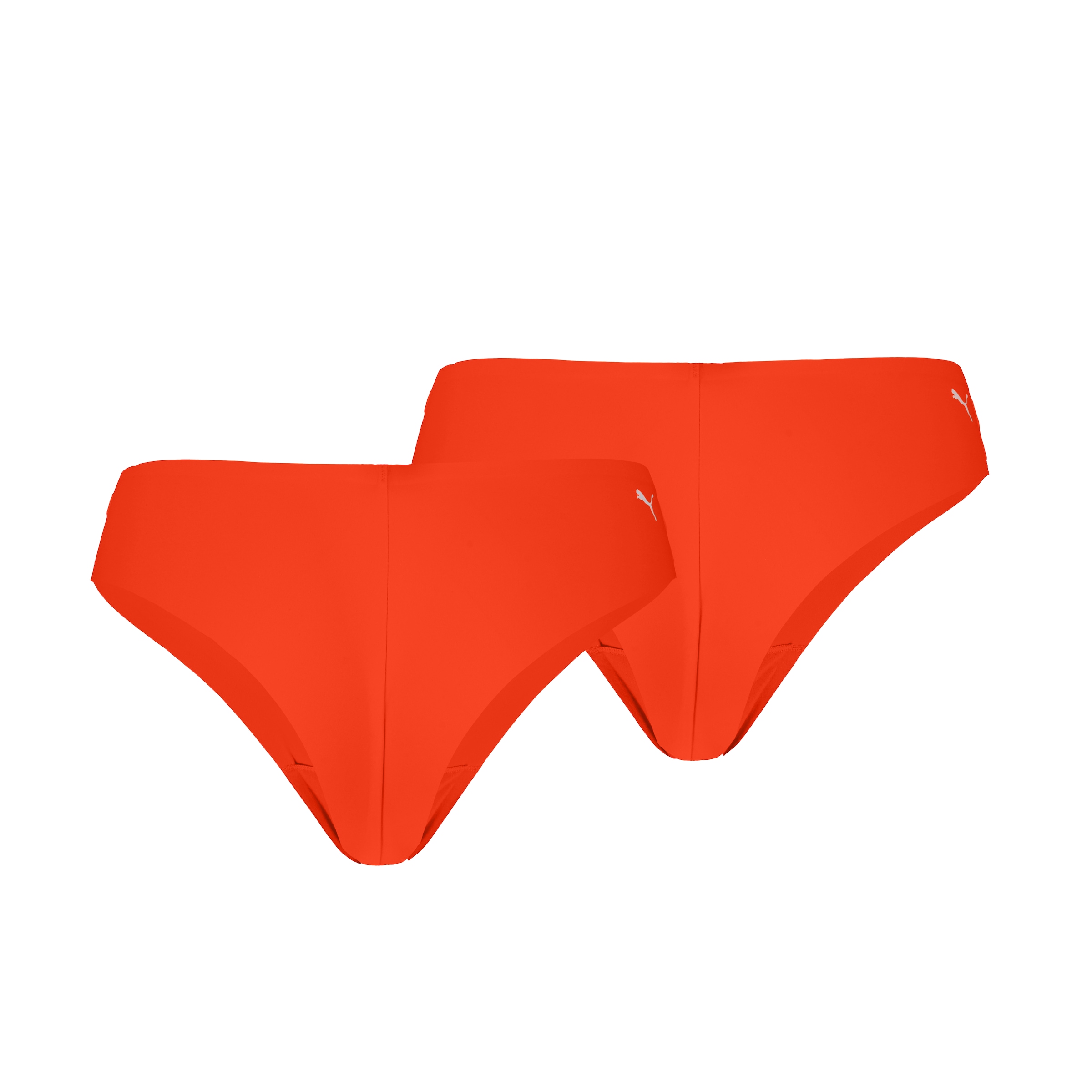 PUMA Brasilslip »PUMA WOMEN MICROFIBER BRAZILIAN BRIEFS« 2er Pack,  nahtlose Ränder für eine unsichtbare Passform