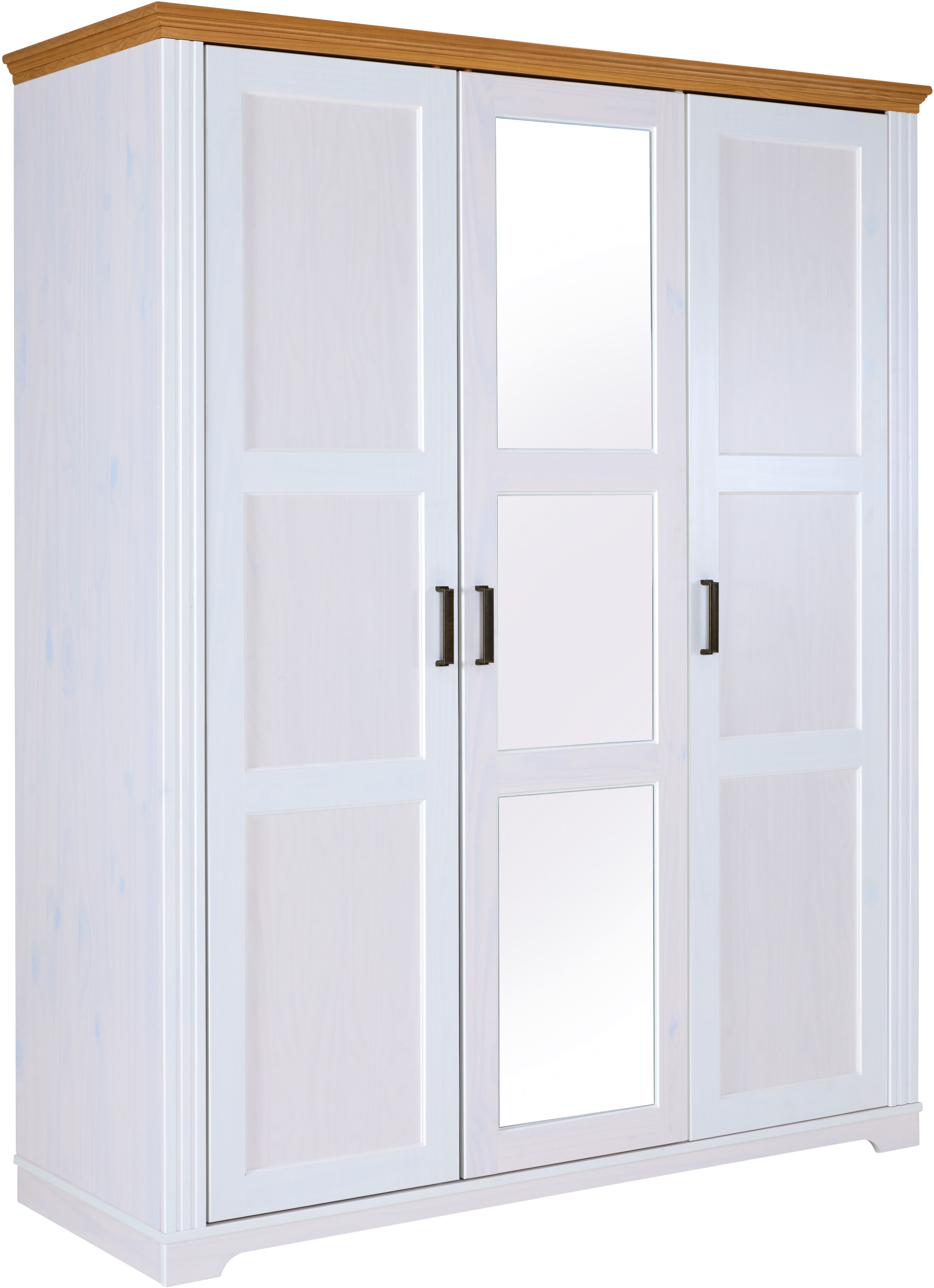 Inter Link Drehtürenschrank »Kleiderschrank Maluno« 1 Stk. tlg. Kiefer Massiv, Soft-Close, BxTxH: ca. 166,40 x 64 x 208 cm