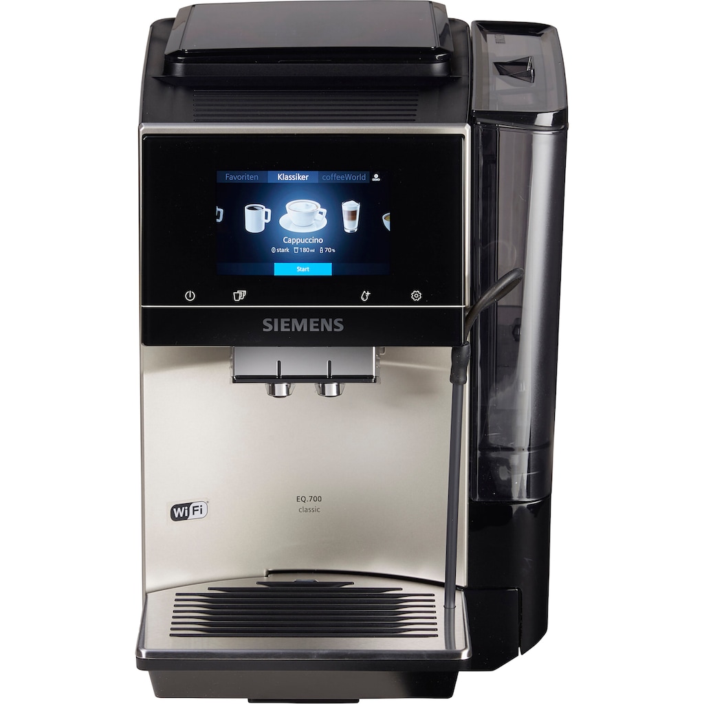 SIEMENS Kaffeevollautomat »EQ.700 Inox silber metallic TP705D47«