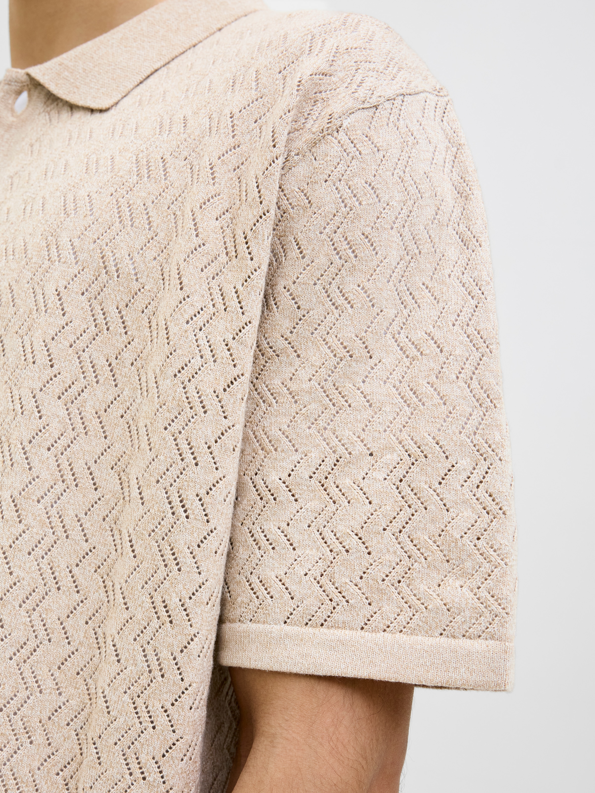 Jack & Jones Polokragenpullover »JORTYLER KNIT SS POLO SN«