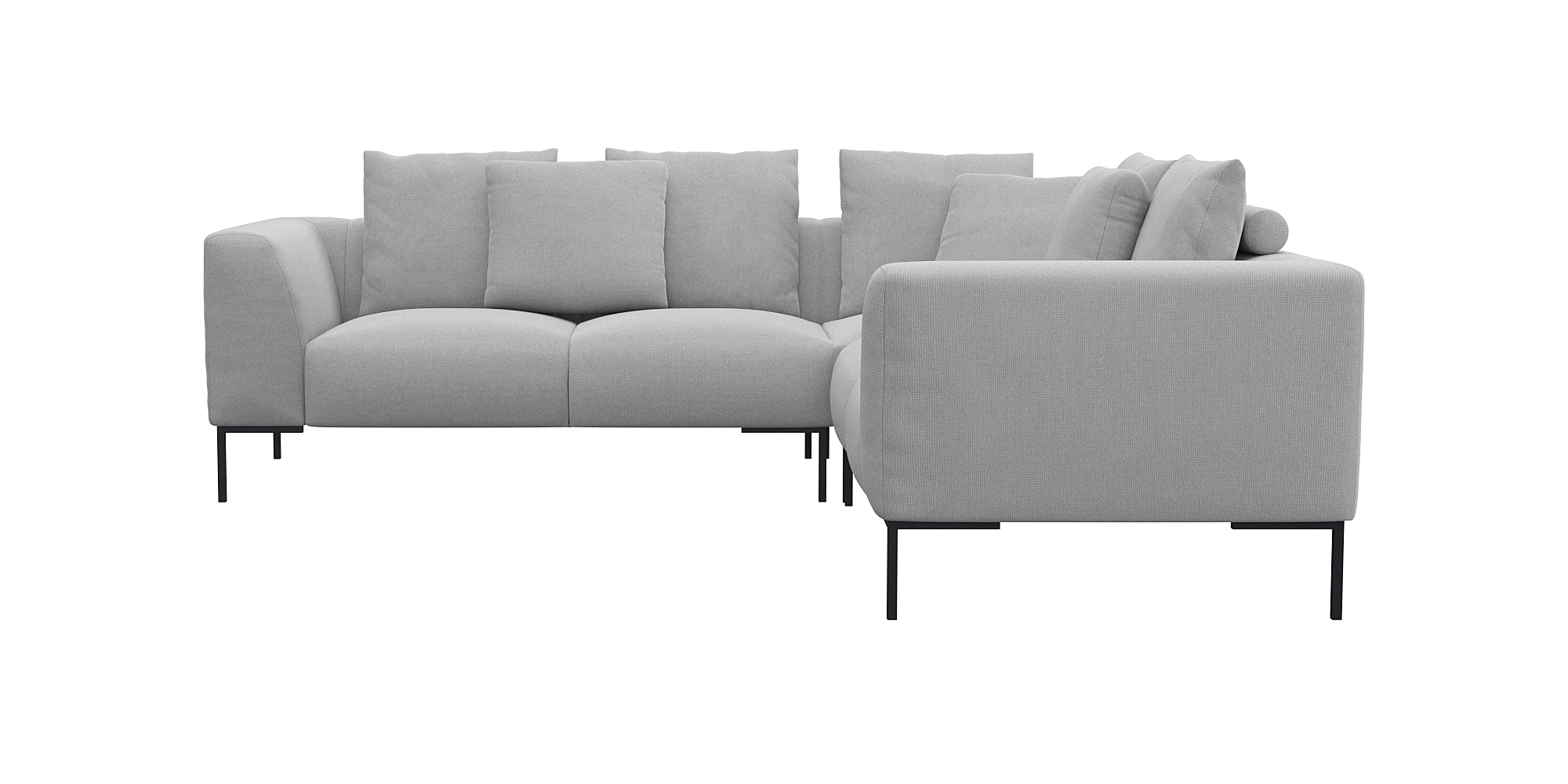 FLEXLUX Ecksofa "Sava gleichschenklig, Designsofa, bequem und komfortabel, günstig online kaufen