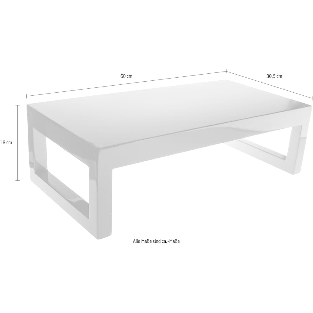 Myflair Möbel & Accessoires Tablett »Sokrates, grau«, mit praktischen Abstellkufen