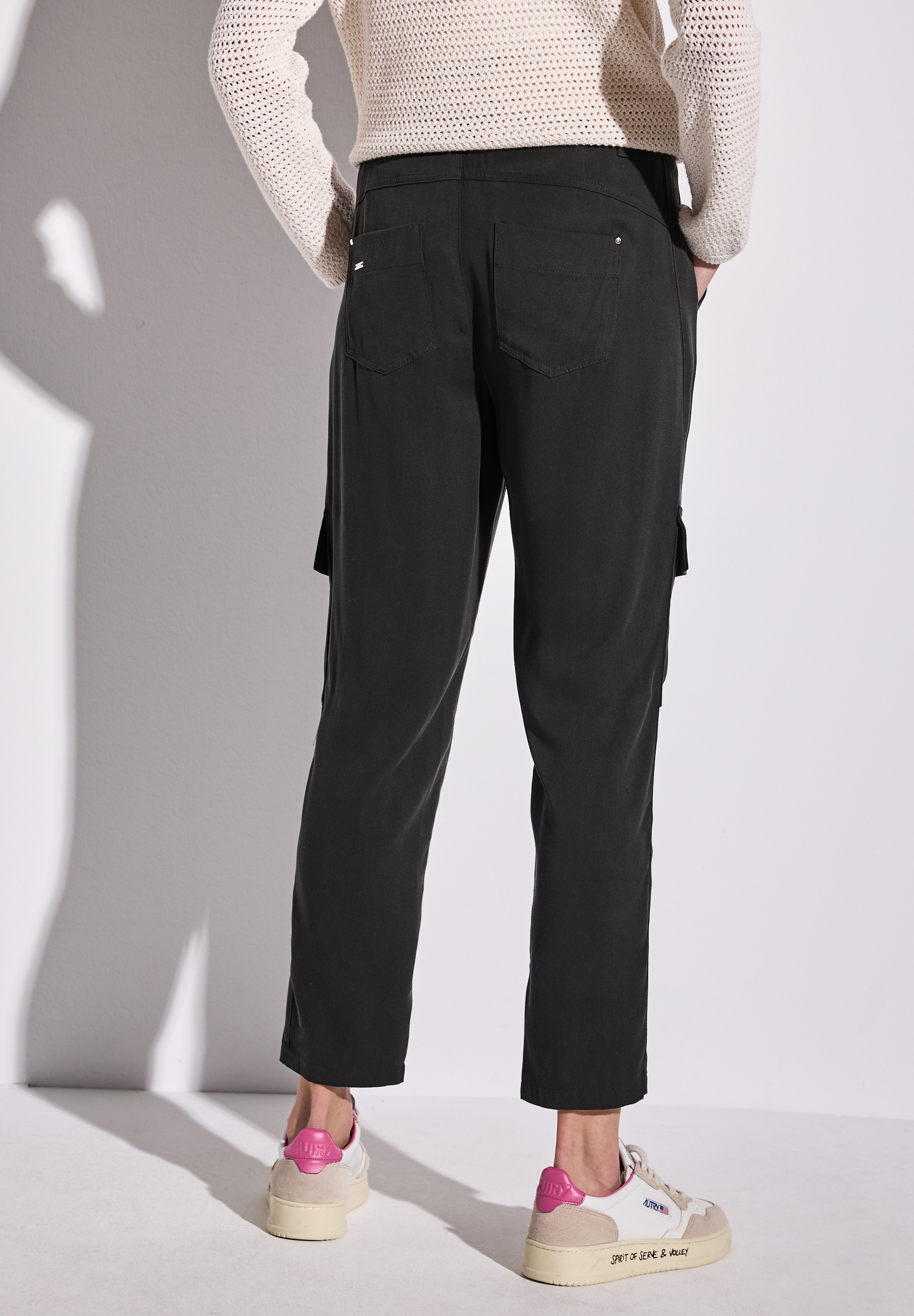 STREET ONE Paperbag-Hose, im Cargo-Look
