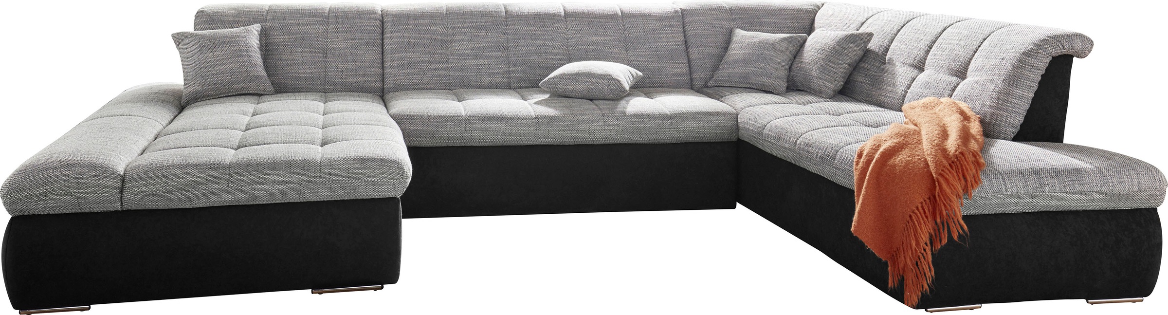 DOMO collection Wohnlandschaft »PB Moric wahlweise mit Bettfunktion und Arm günstig online kaufen