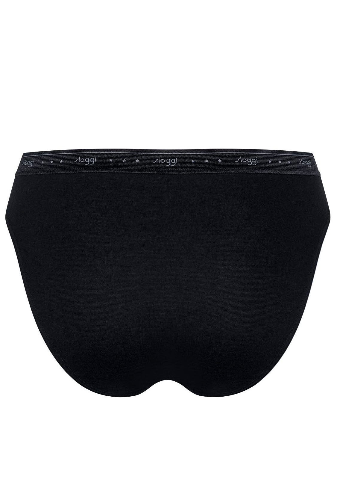 sloggi Tai-Slip »24/7 100 Tai 3P«, (3er Pack), elastischer Bund mit sloggi-Logo-Schriftzug