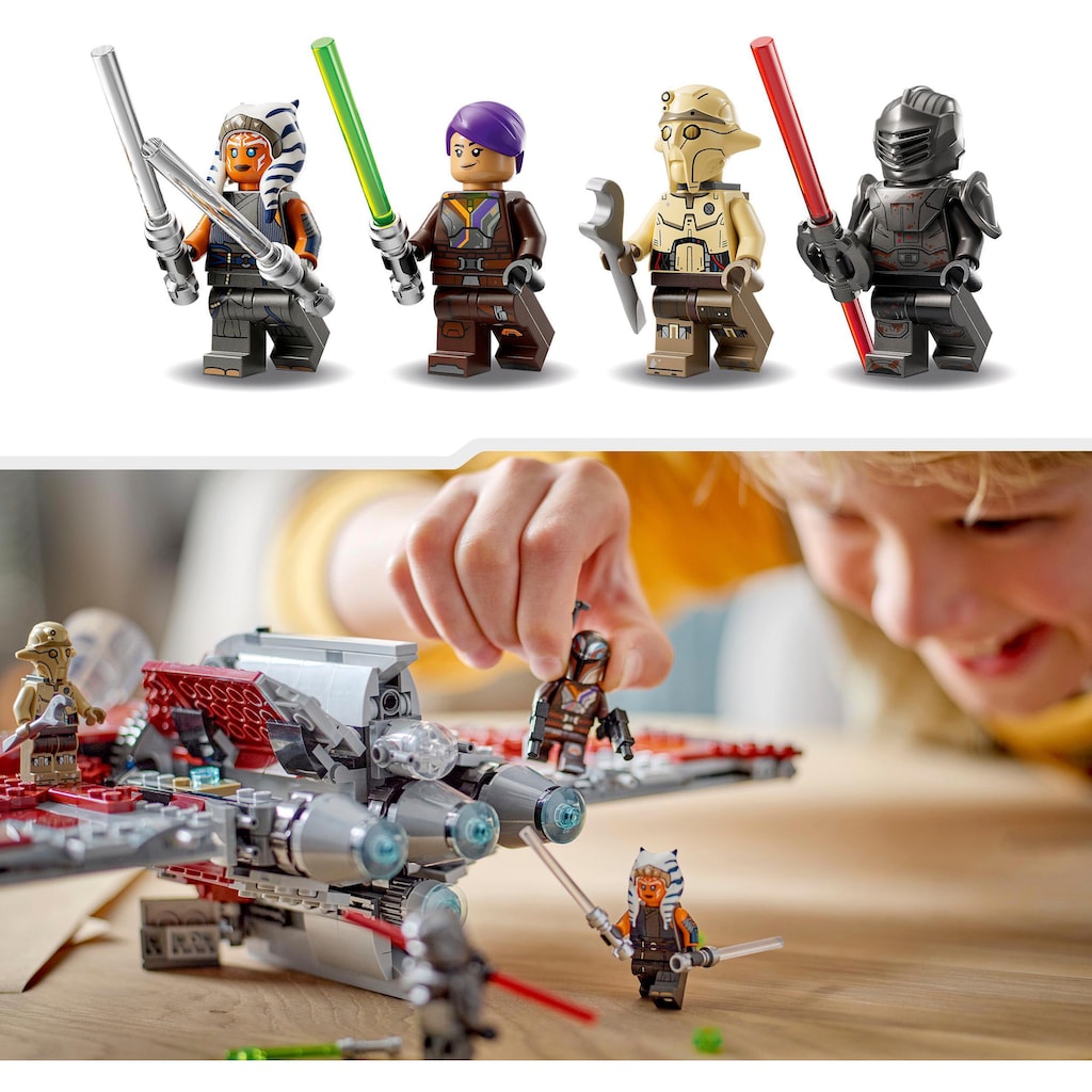 LEGO® Konstruktionsspielsteine »Ahsoka Tanos T-6 Jedi Shuttle (75362), LEGO® Star Wars™«, (601 St.)