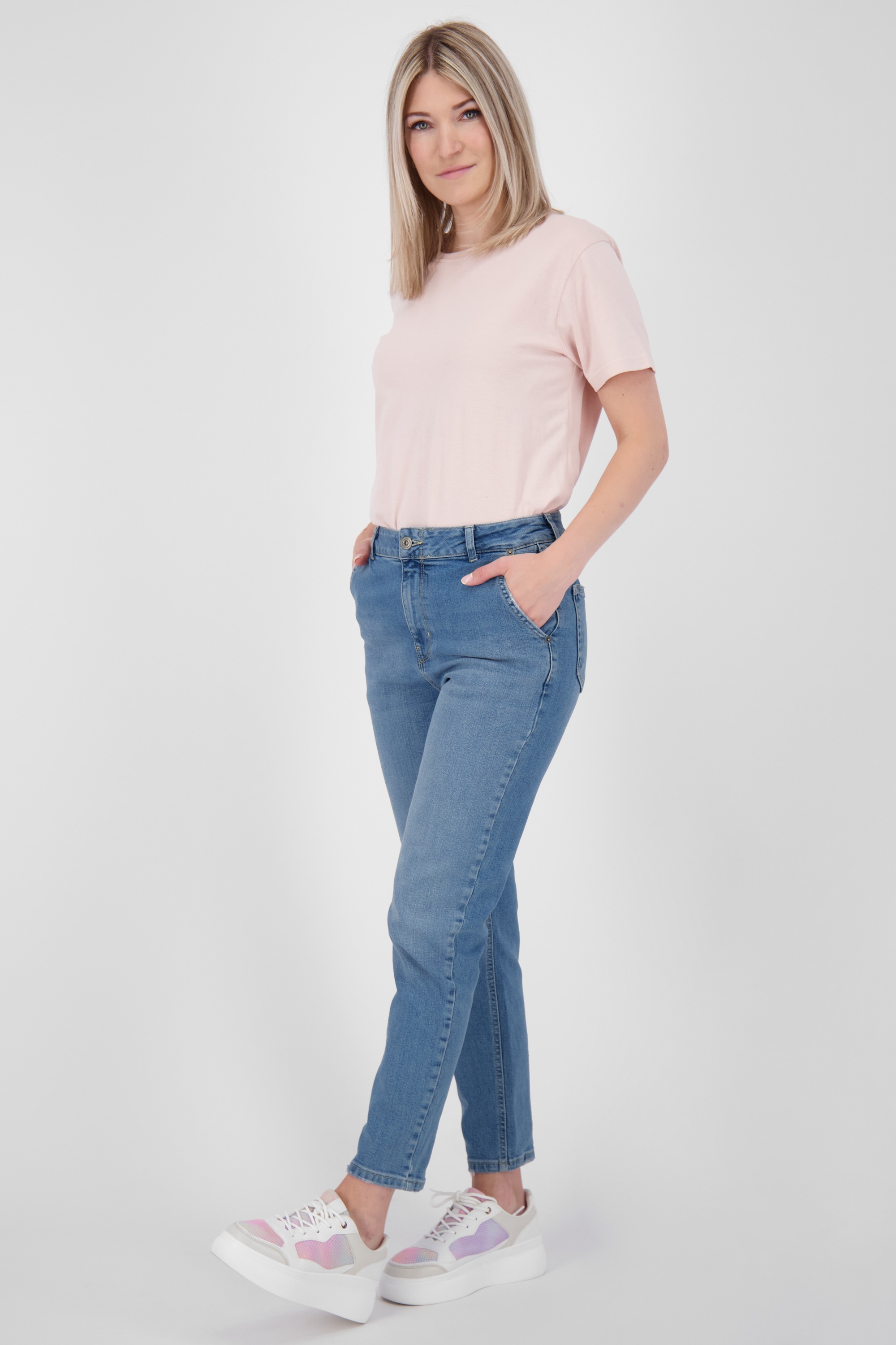 Alife & Kickin Mom-Jeans »Damen LaureenAK DNM A«