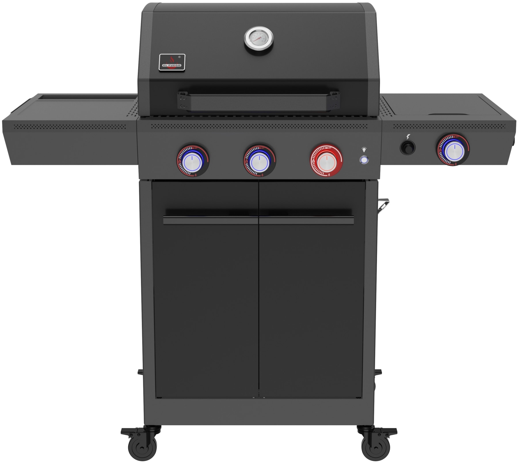 El Fuego Gasgrill »Key West« 13 kW (3 Brenner je 3,0 kW + 1 Turbobrenner 4,0 kW)