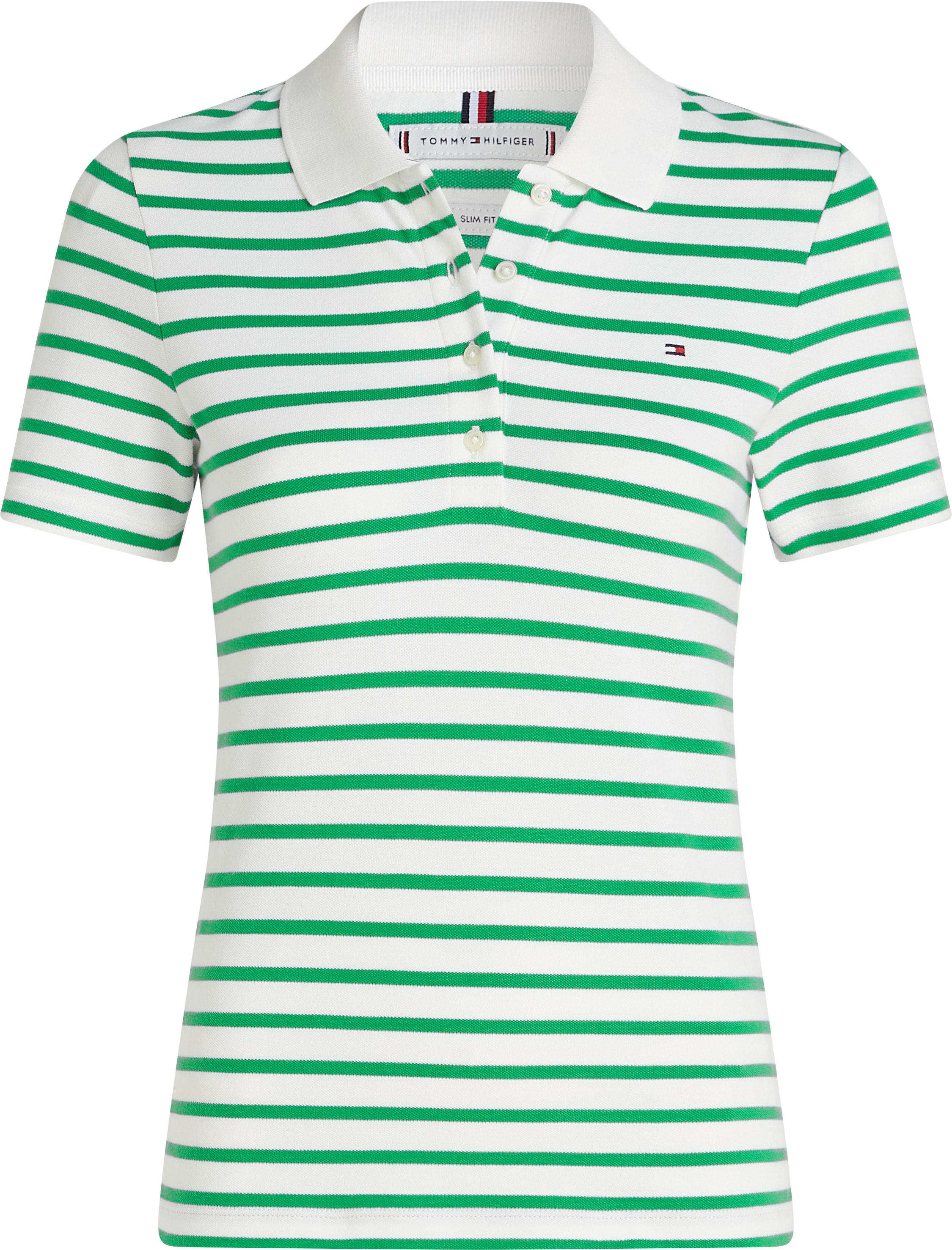 Tommy Hilfiger Poloshirt »1985 Slim Fit Pique Premium«, mit Logostickerei, mit Seitenschlitzen