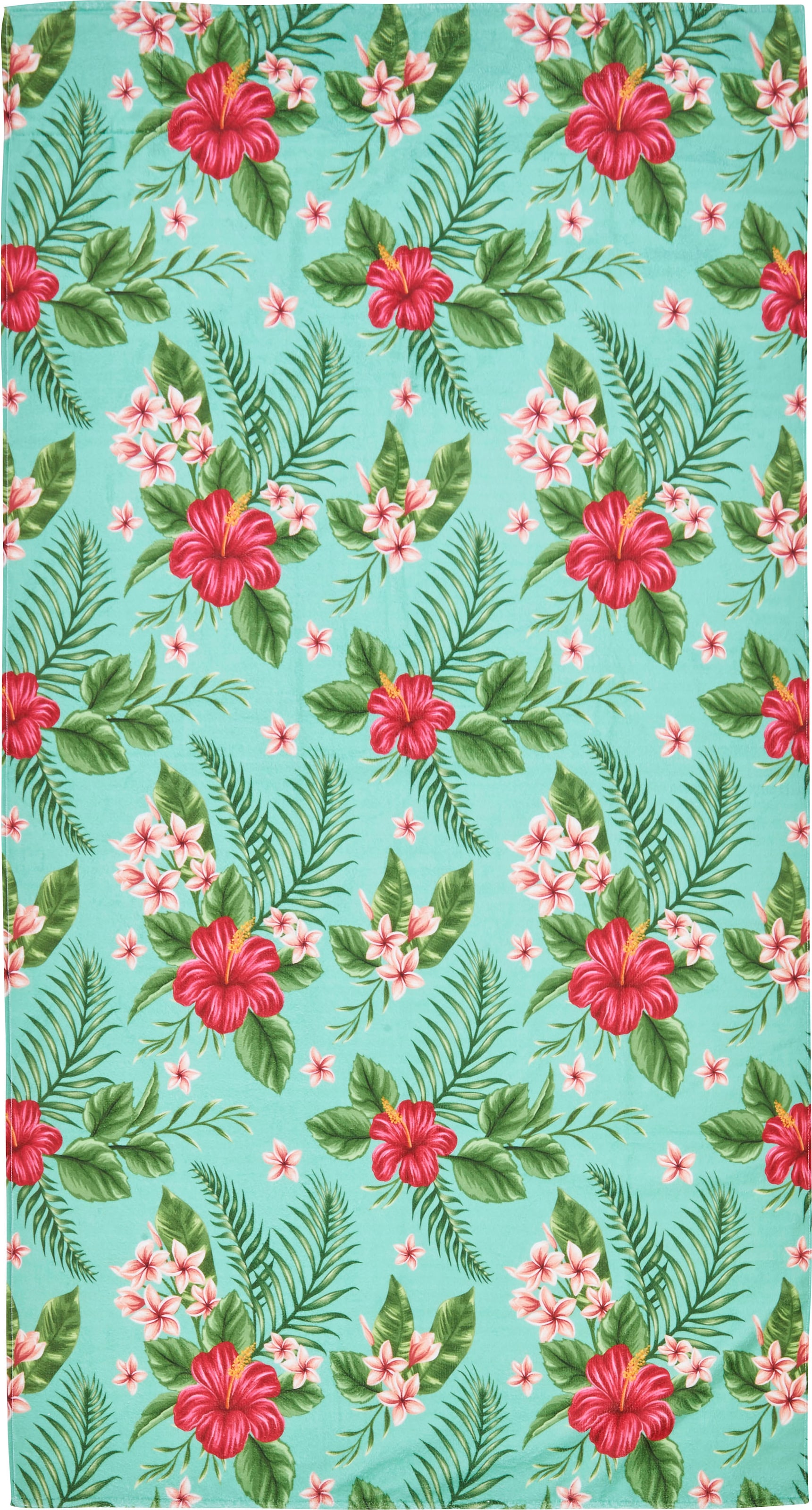 done.® Strandtuch »Pink Flowers«, (1 St., Strandtuch 90 x 180 cm), Blumen M günstig online kaufen