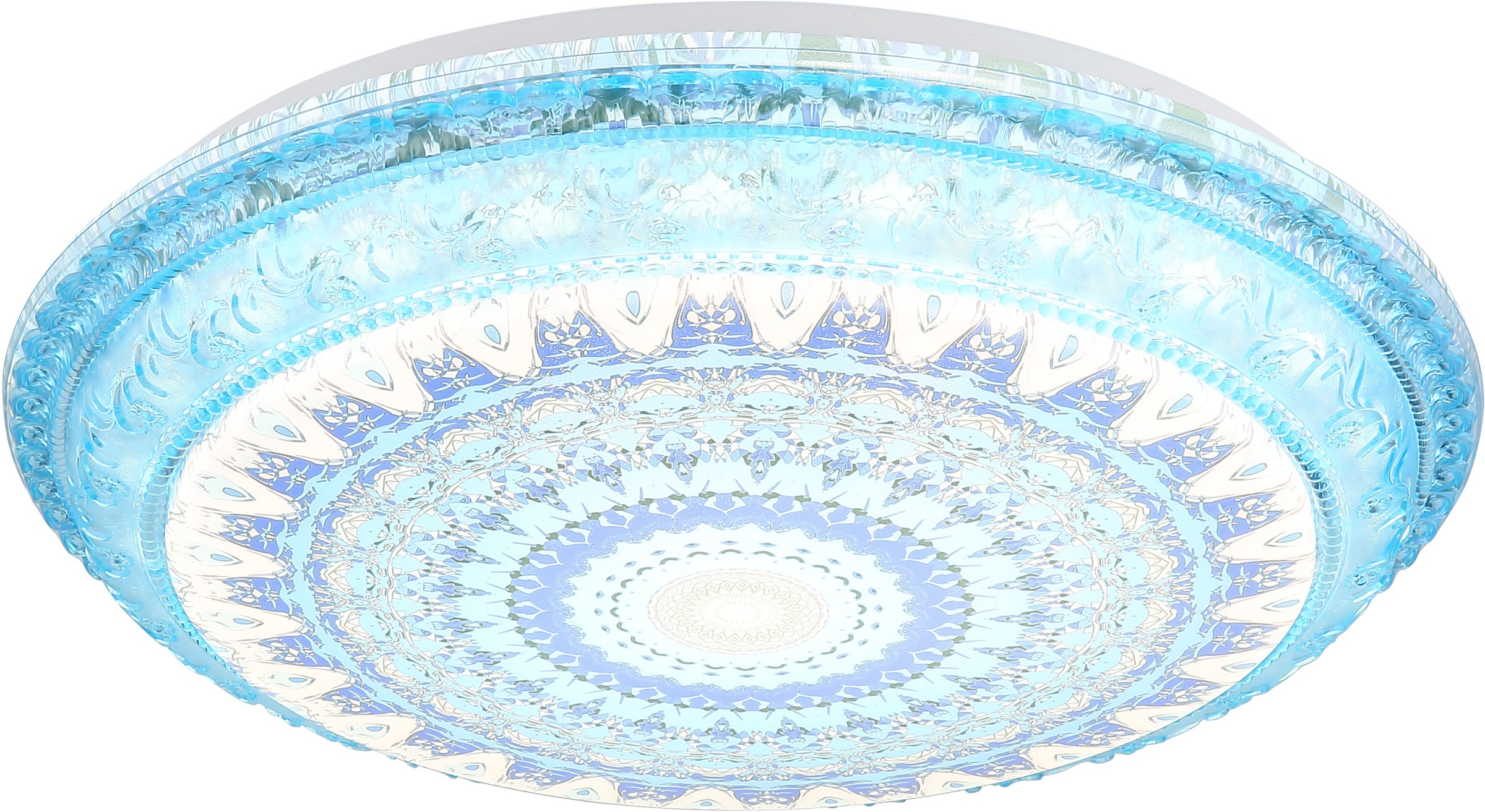 GLOBO LIGHTING LED Deckenleuchte »LAZARO«, Leuchtmittel LED-Modul | LED fest integriert, Deckenlampe/CCT 2700/4000/6000K/rund/Wohnzimmer/Schlafzimmer