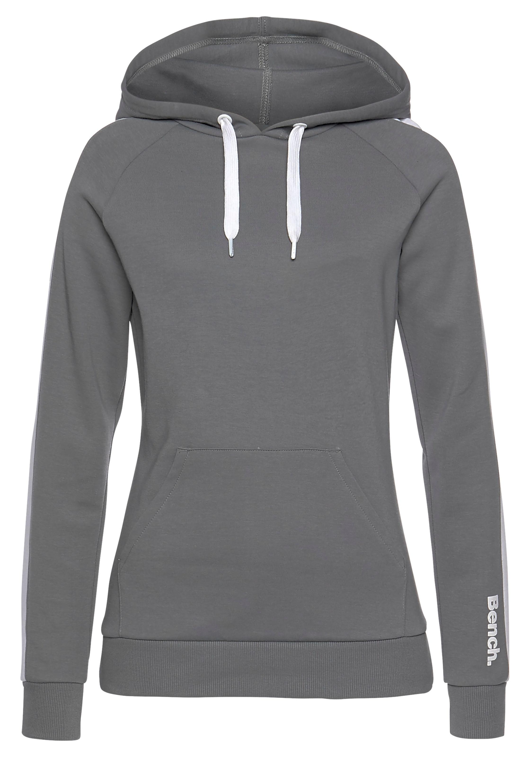 Bench. Loungewear Kapuzensweatshirt, mit Seitenstreifen und Kängurutasche, Loungeanzug, Hoodie