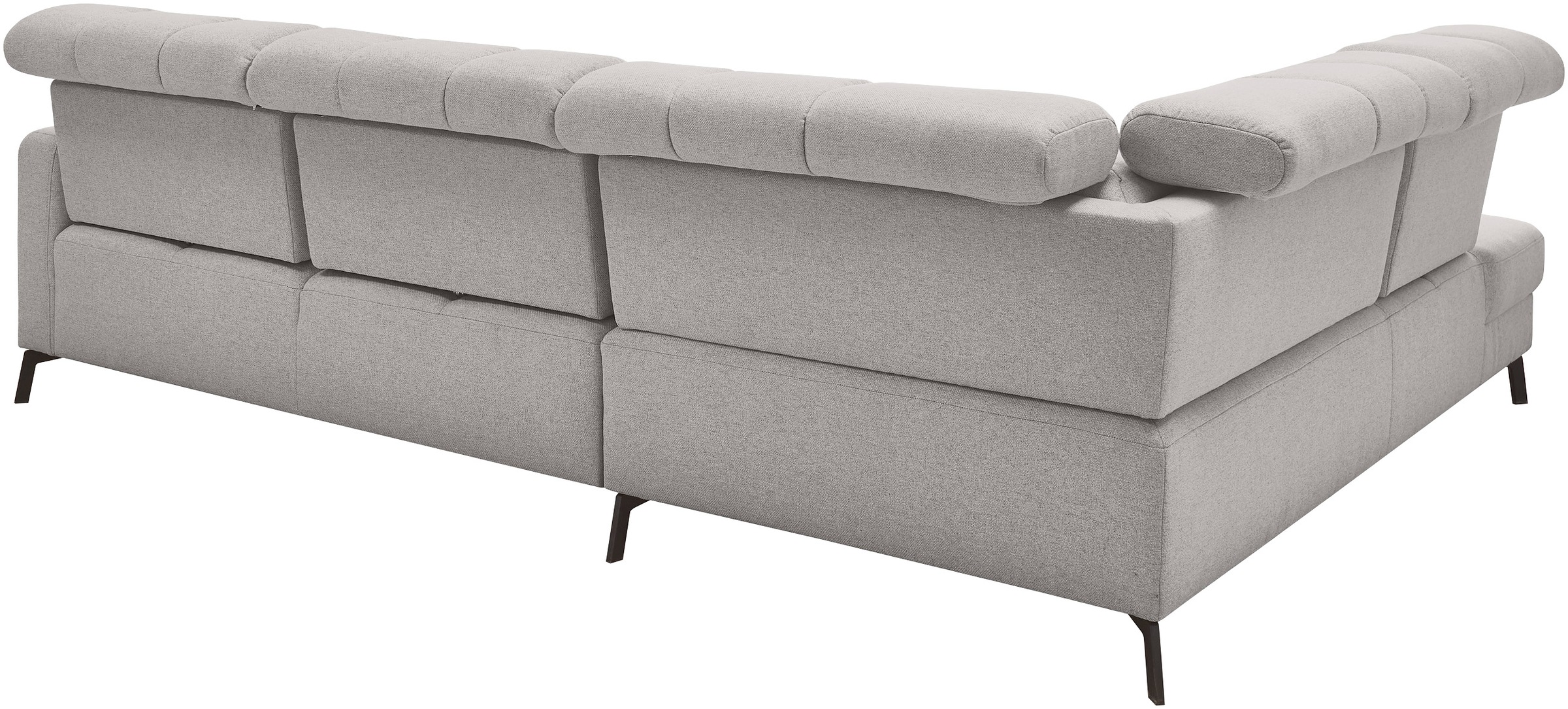 Musterring Ecksofa »MR 4615«, mit Kopf- und Rückenverstellung, Metallfuß schwarz, Maße 272 x 214 cm