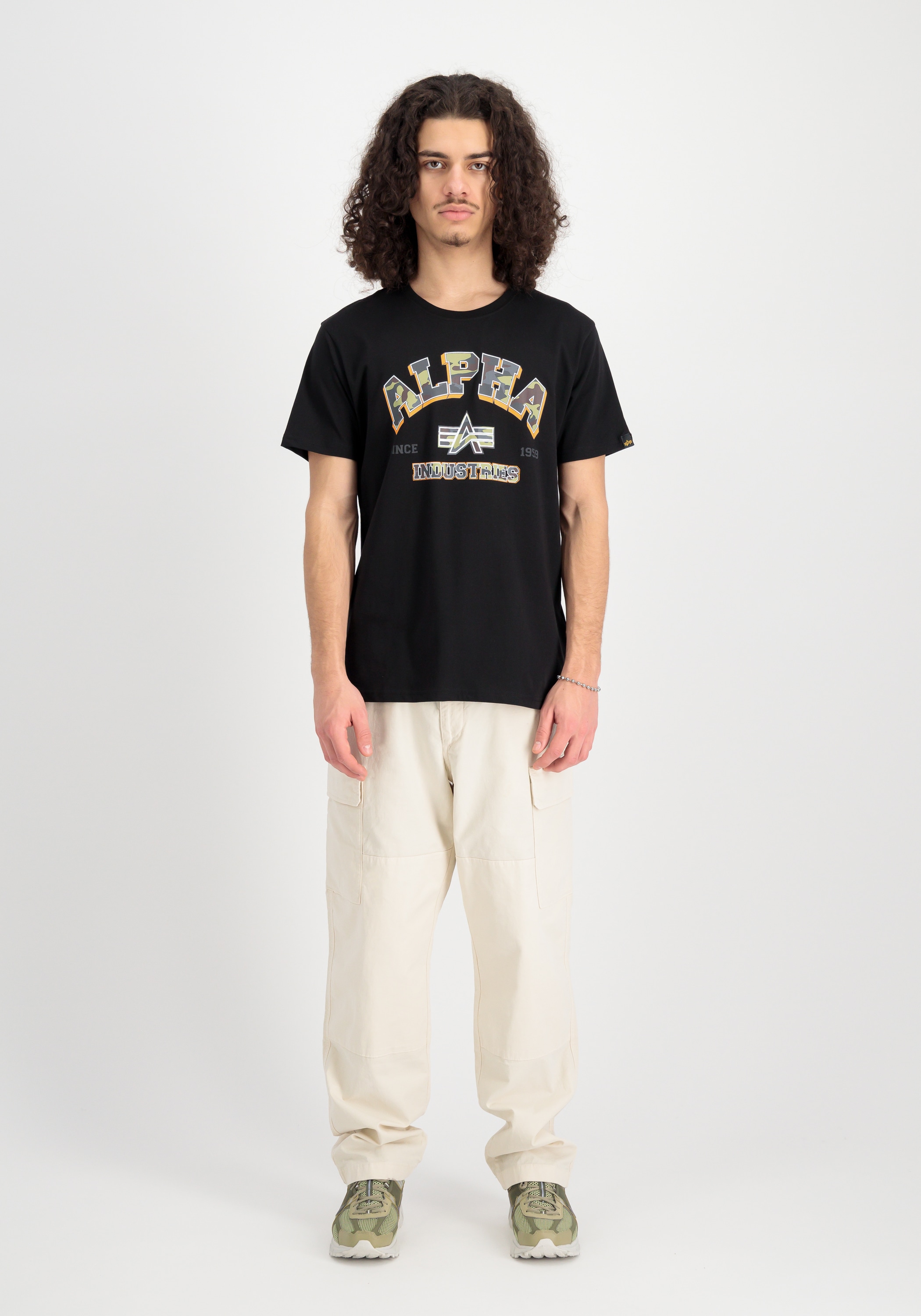 Alpha Industries T-Shirt »Alpha Industries Men - T-Shirts College Camo T«
