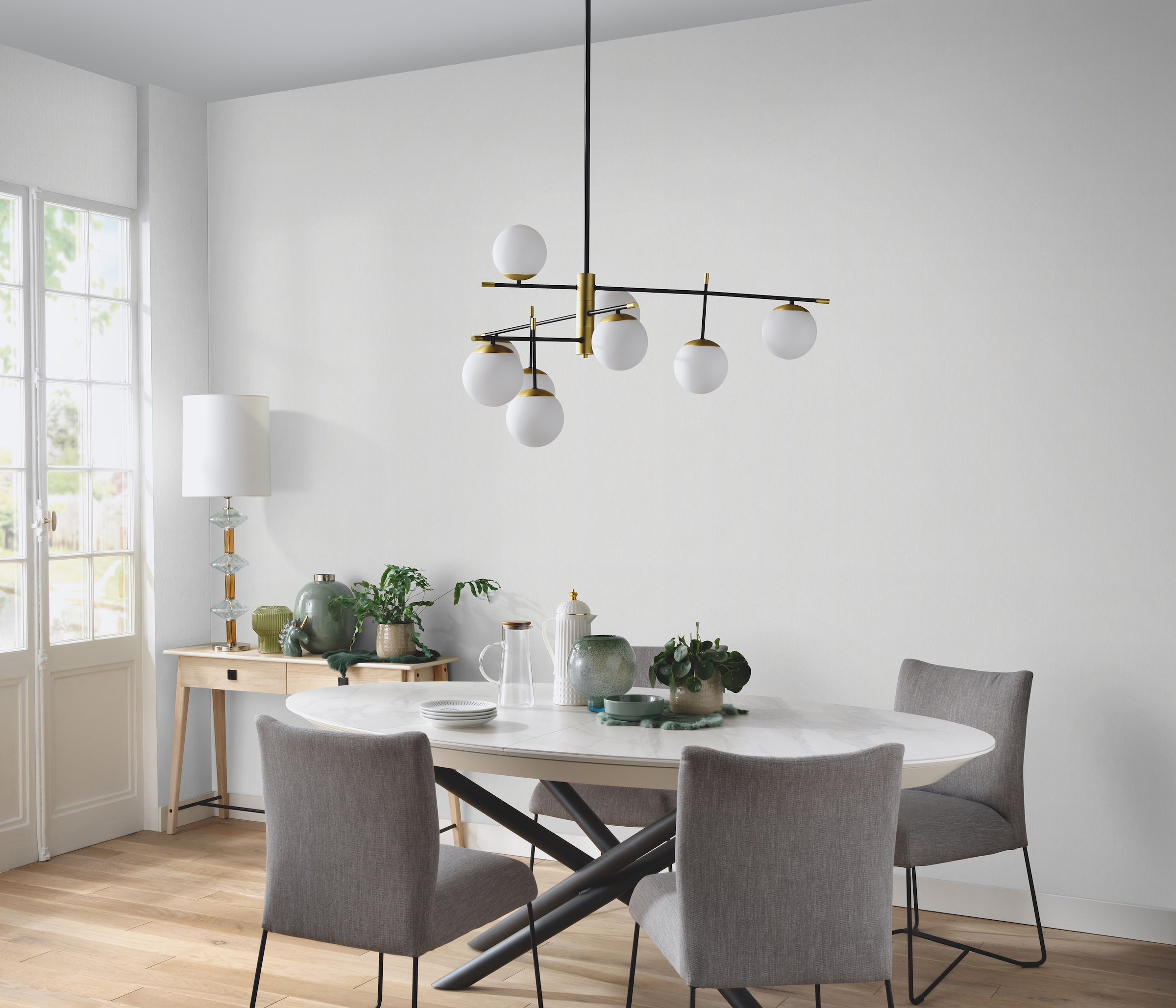 Erismann Vliestapete »Vliestapete CELESTE - trendige Unistruktur« geprägt Phthalate frei