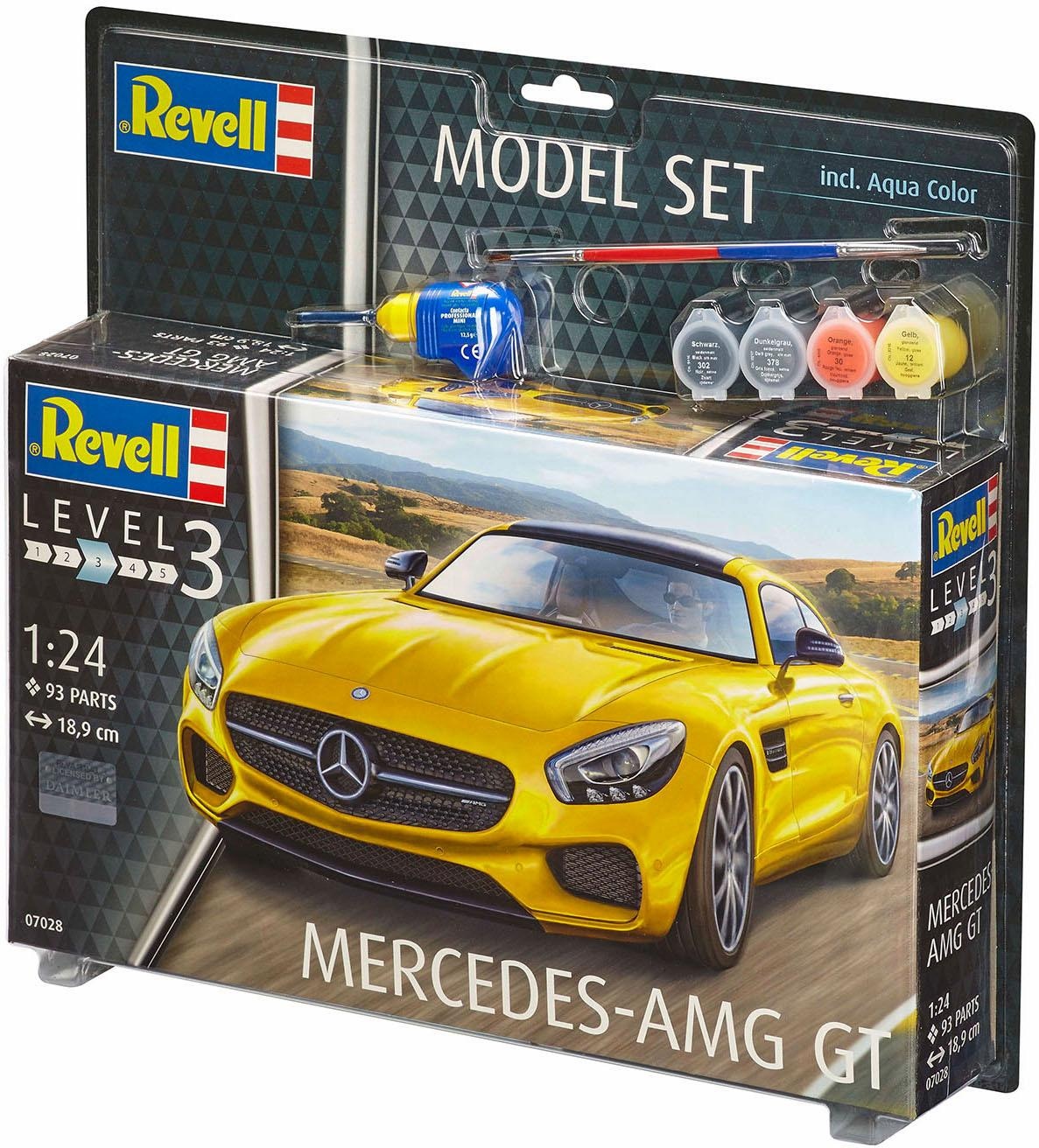 Revell® Modellbausatz »Model Set, Mercedes-AMG GT«, (Set), 1:24, Made in Europe