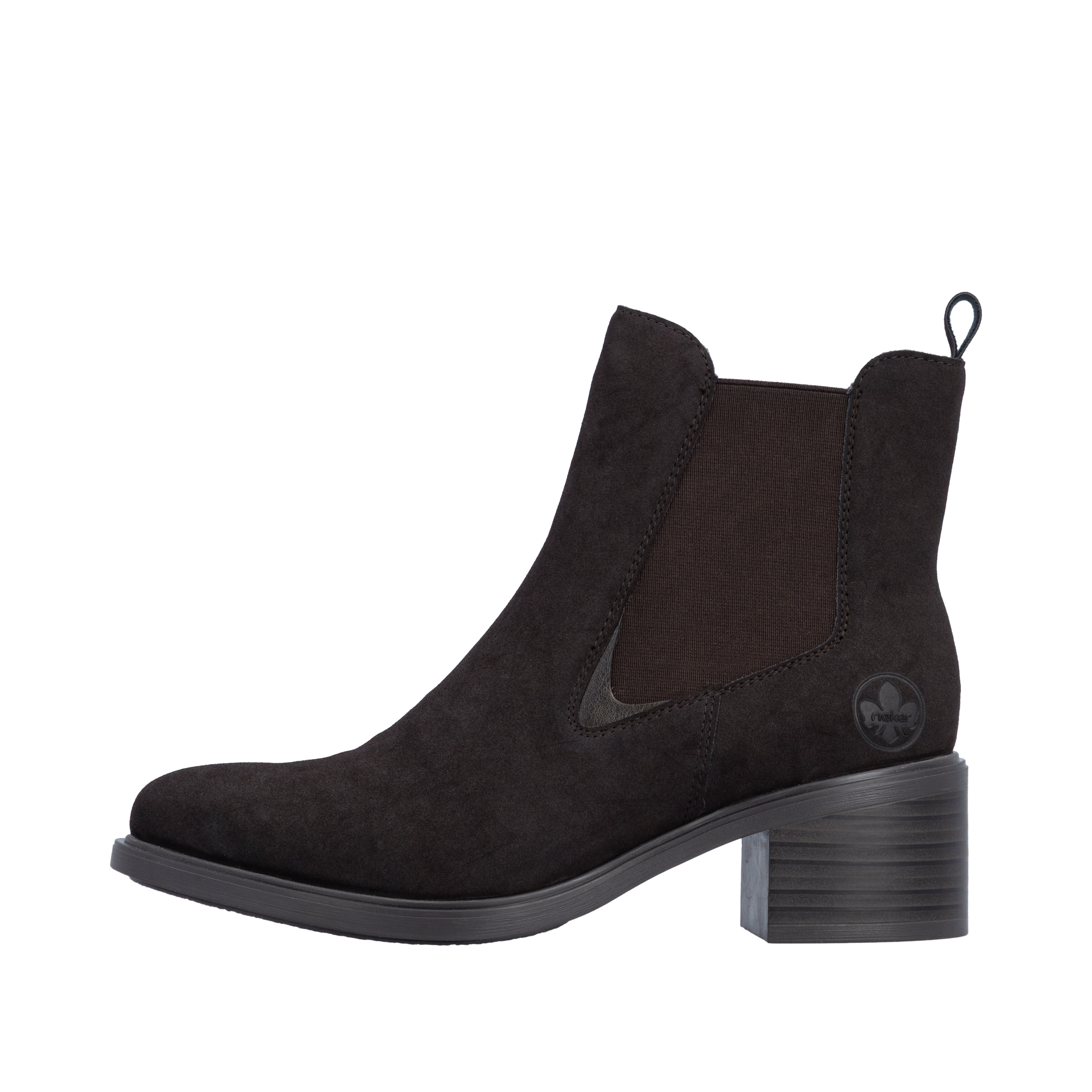 Rieker Chelseaboots  Stiefelette, Klassik-Boots, Blockabsatz, mit seitlichem Stretch
