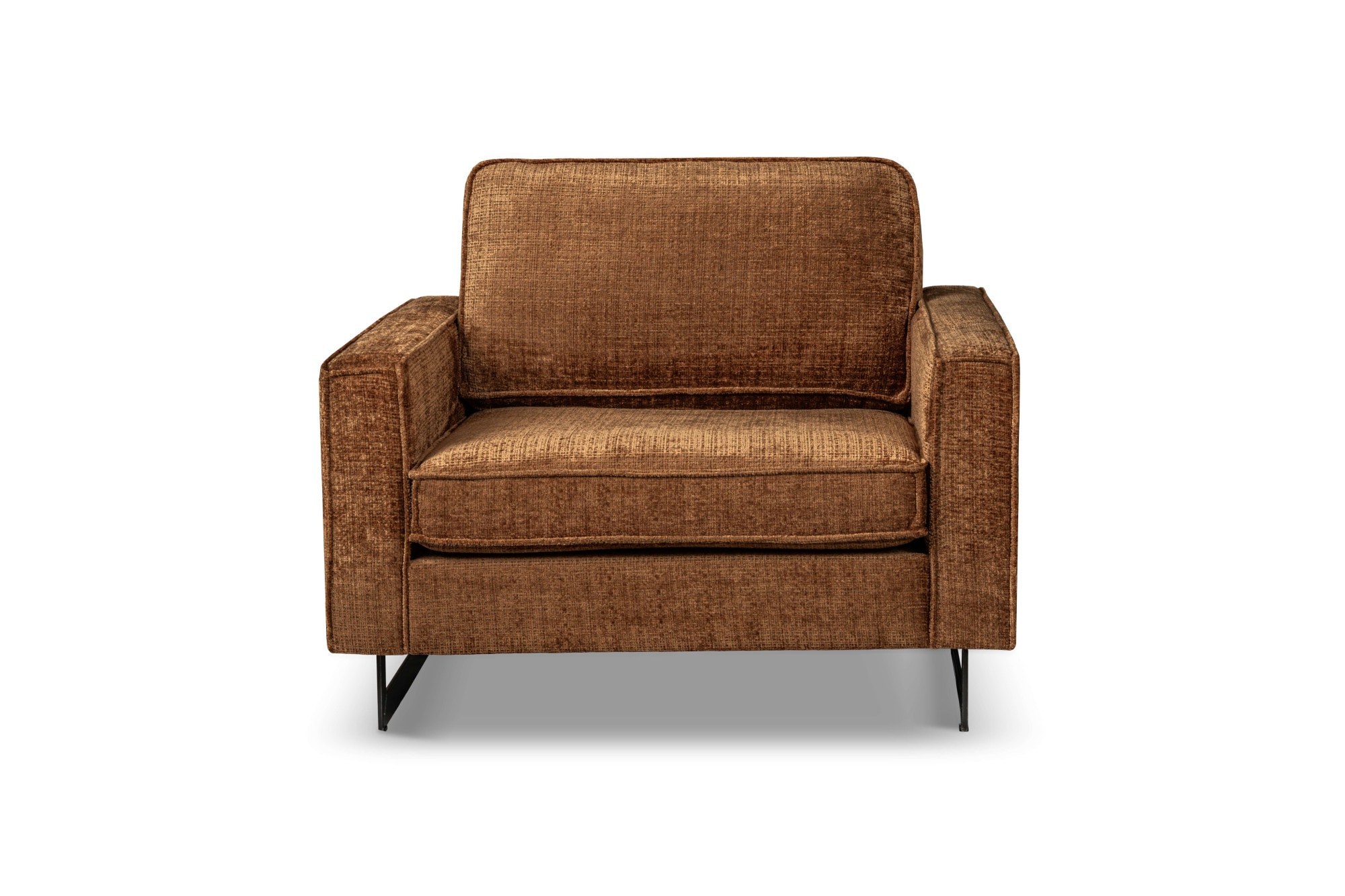 Home affaire Loveseat »Pinto 105 cm, Cord, Chenille, Lederoptik« mit Keder, günstig online kaufen