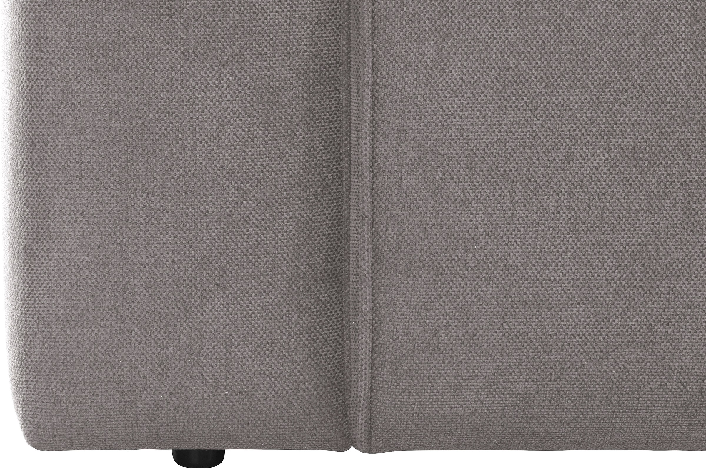 andas 2-Sitzer »Noord mit Kedernaht, Breite 227 cm«, Cord, Struktur, Webstoff, mit Wellenunterfederung, Massivholzrahmen