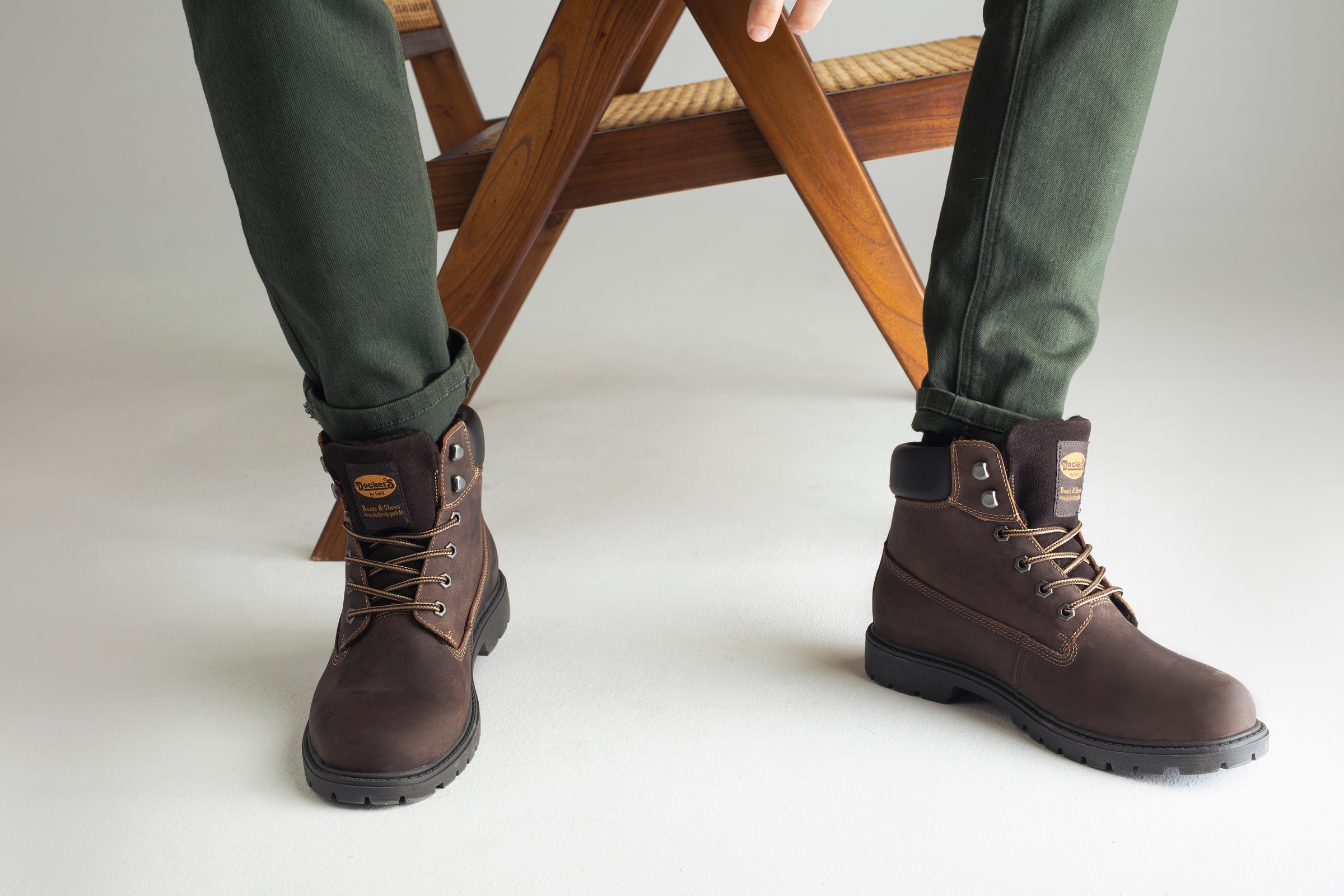 Dockers by Gerli Winterboots  Workerboots, Schnürstiefel mit Blockabsatz