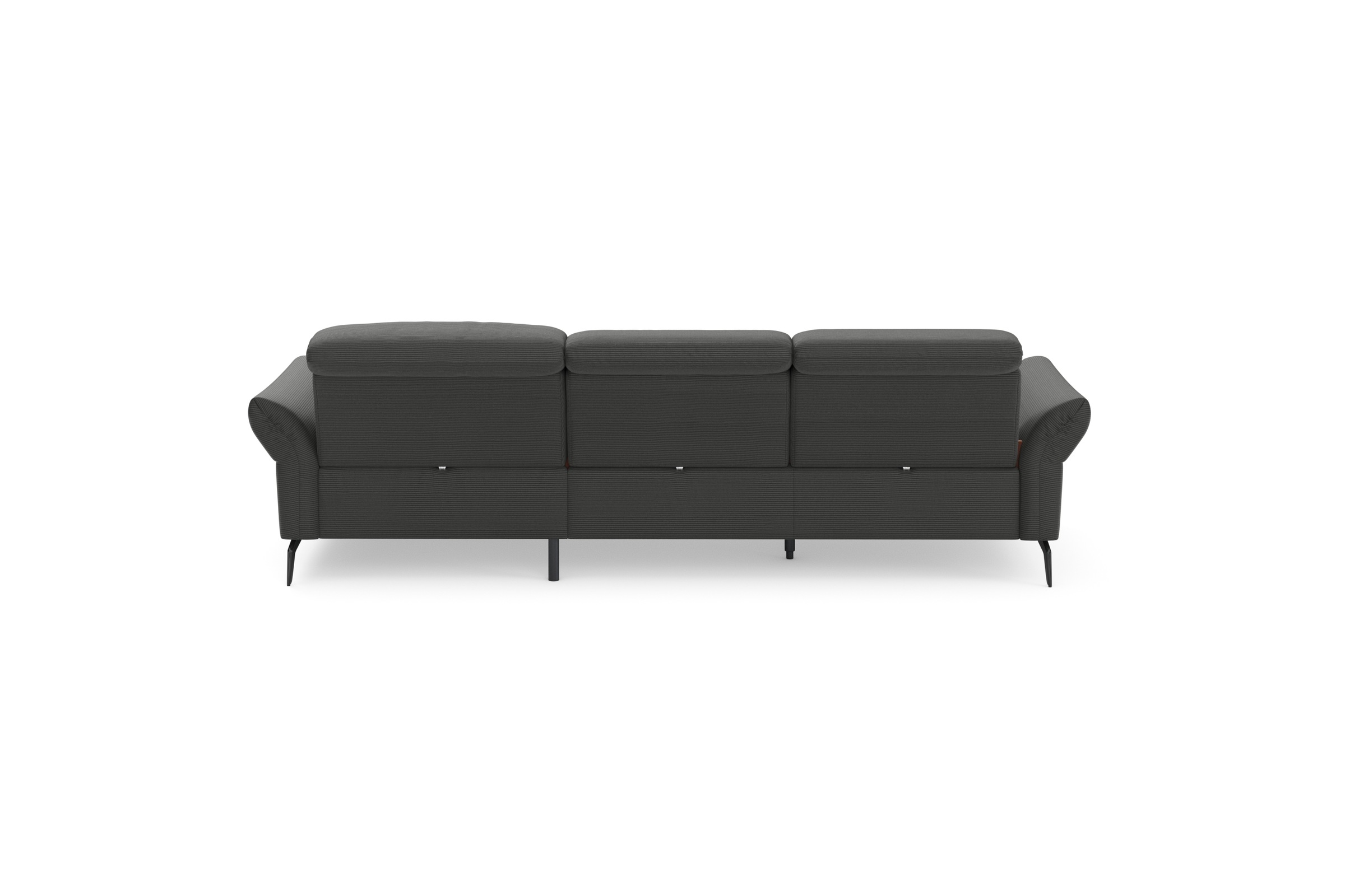 INOSIGN Ecksofa »Coco L-Form«, Sitztiefen-, Arm- und Kopfteilverstellung, Cord-Bezug, Fußhöhe 15 cm